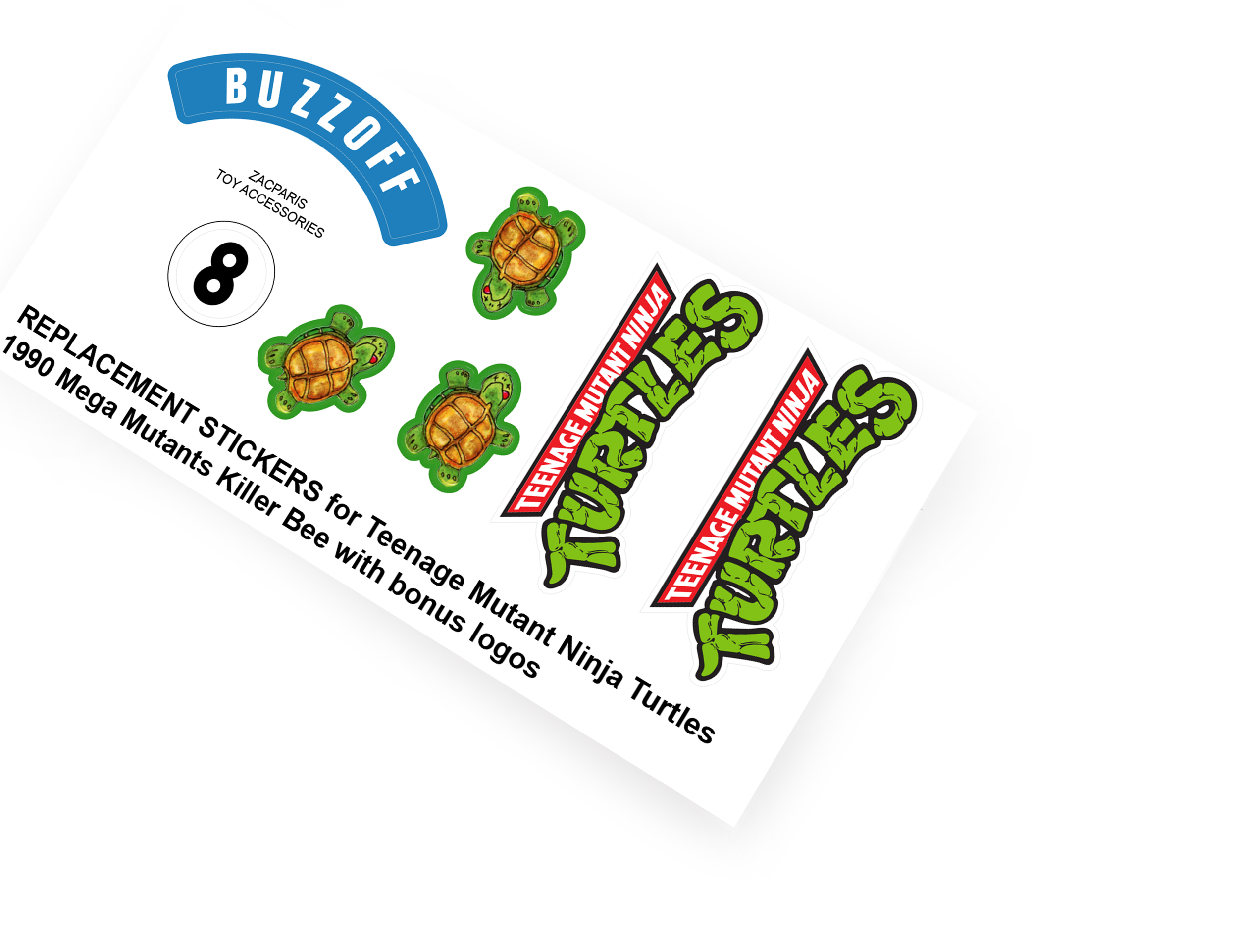 Teenage Mutant Ninja Turtles Killer Bee stickers