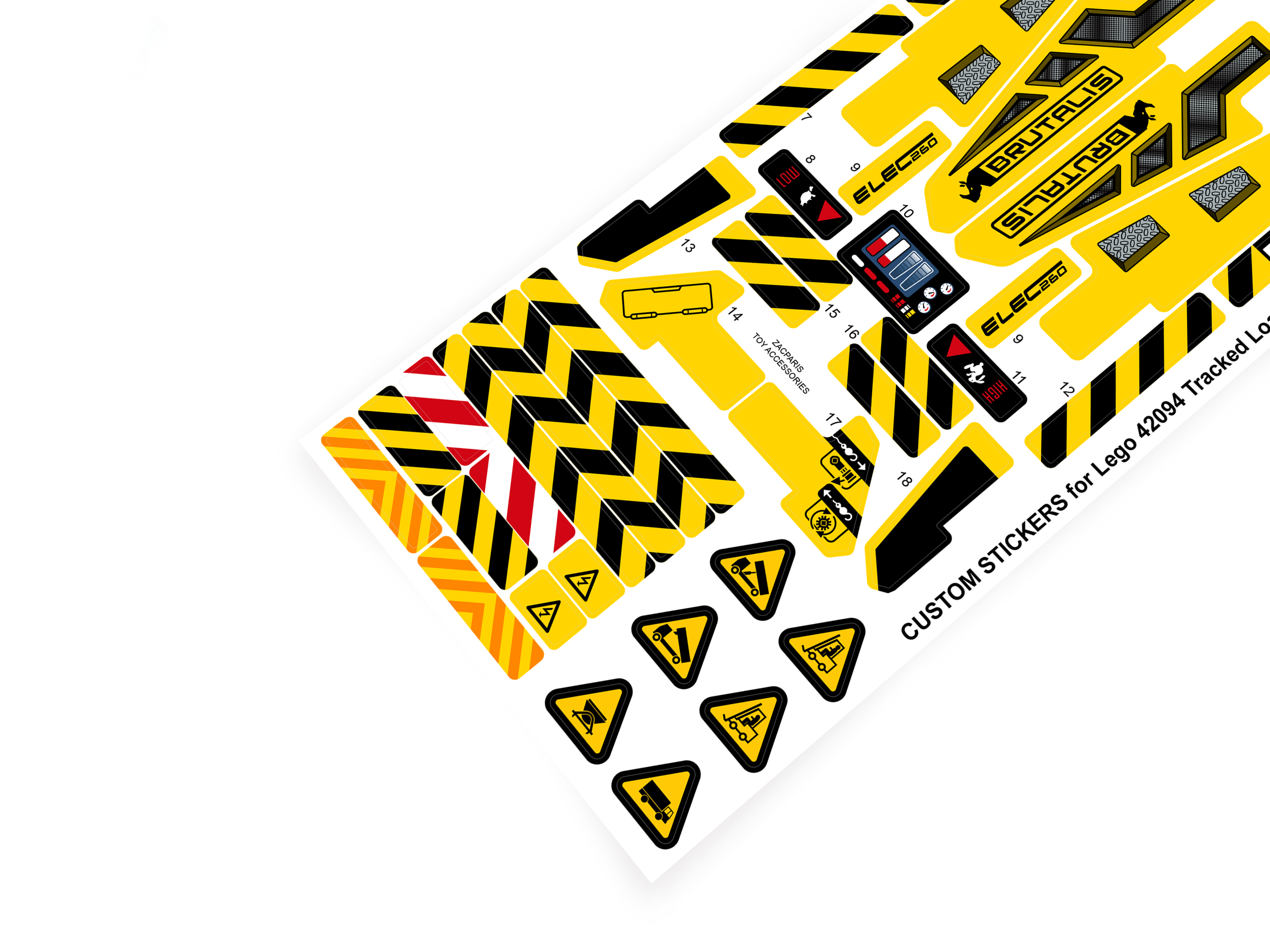 Lego 42094 Tracked Loader sticker