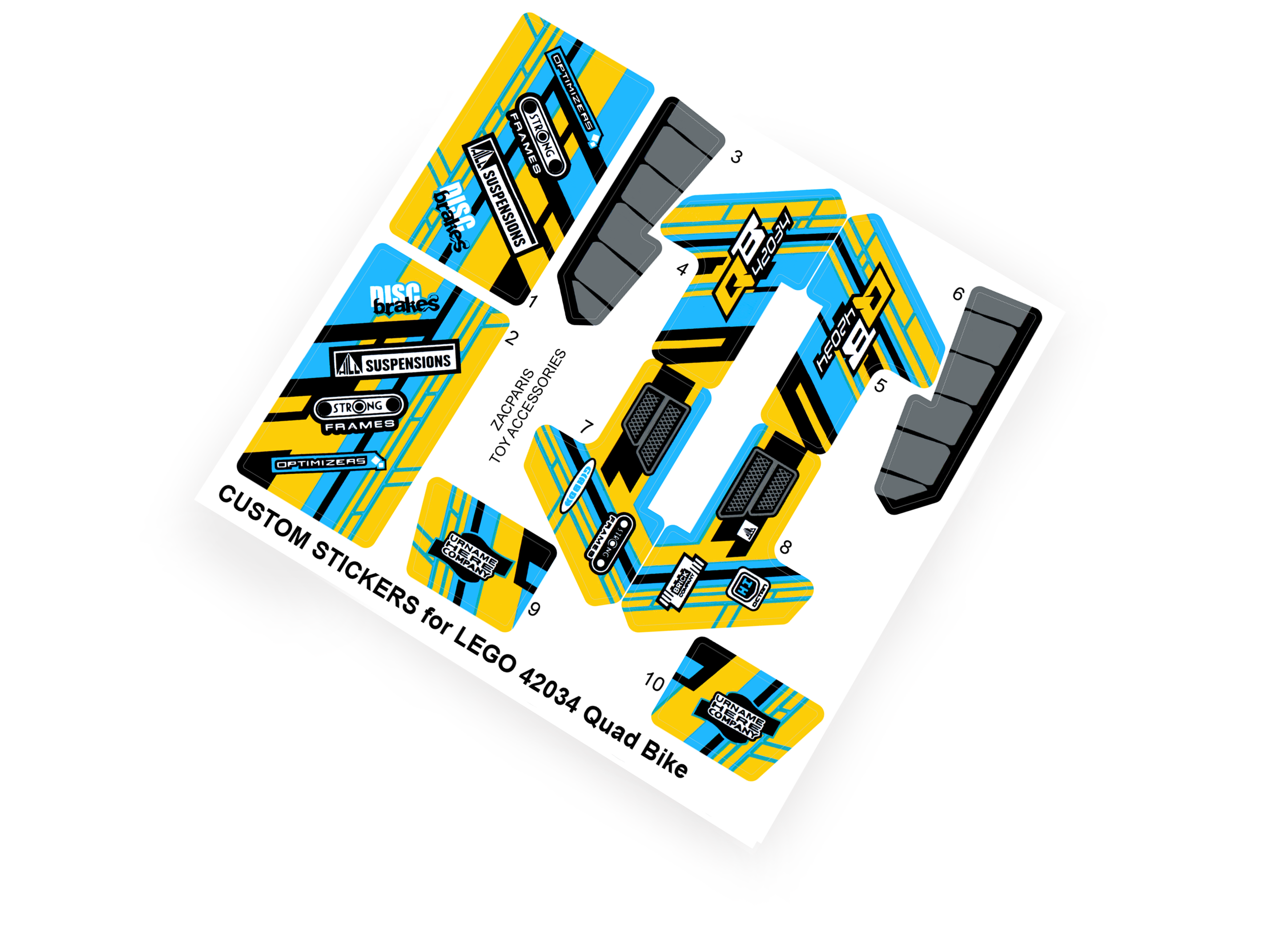Lego 42034 Quad Bike sticker