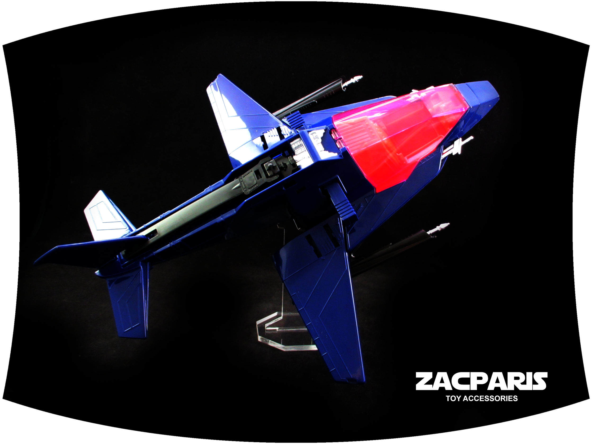 Display stand for KENNER M.A.S.K Switchblade Helicopter The Loyal Subjects (Copy)