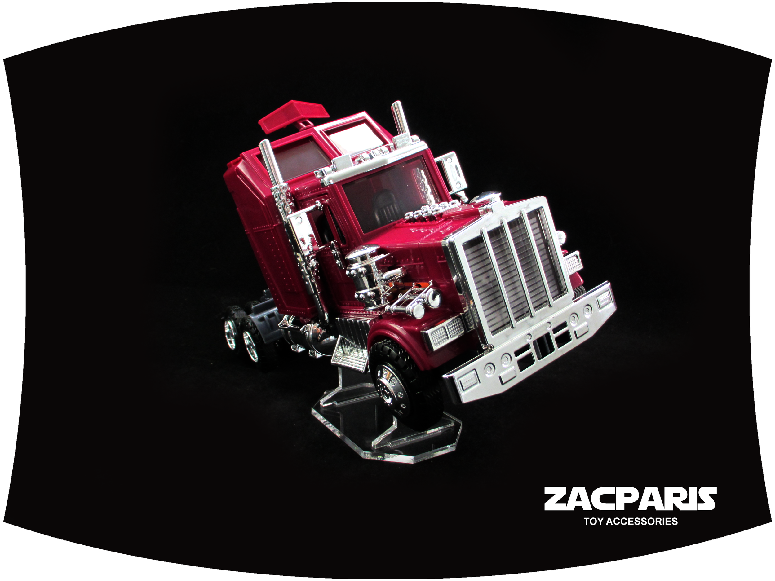 Display stand for KENNER M.A.S.K Rhino Mobile Defense Unit The Loyal Subjects