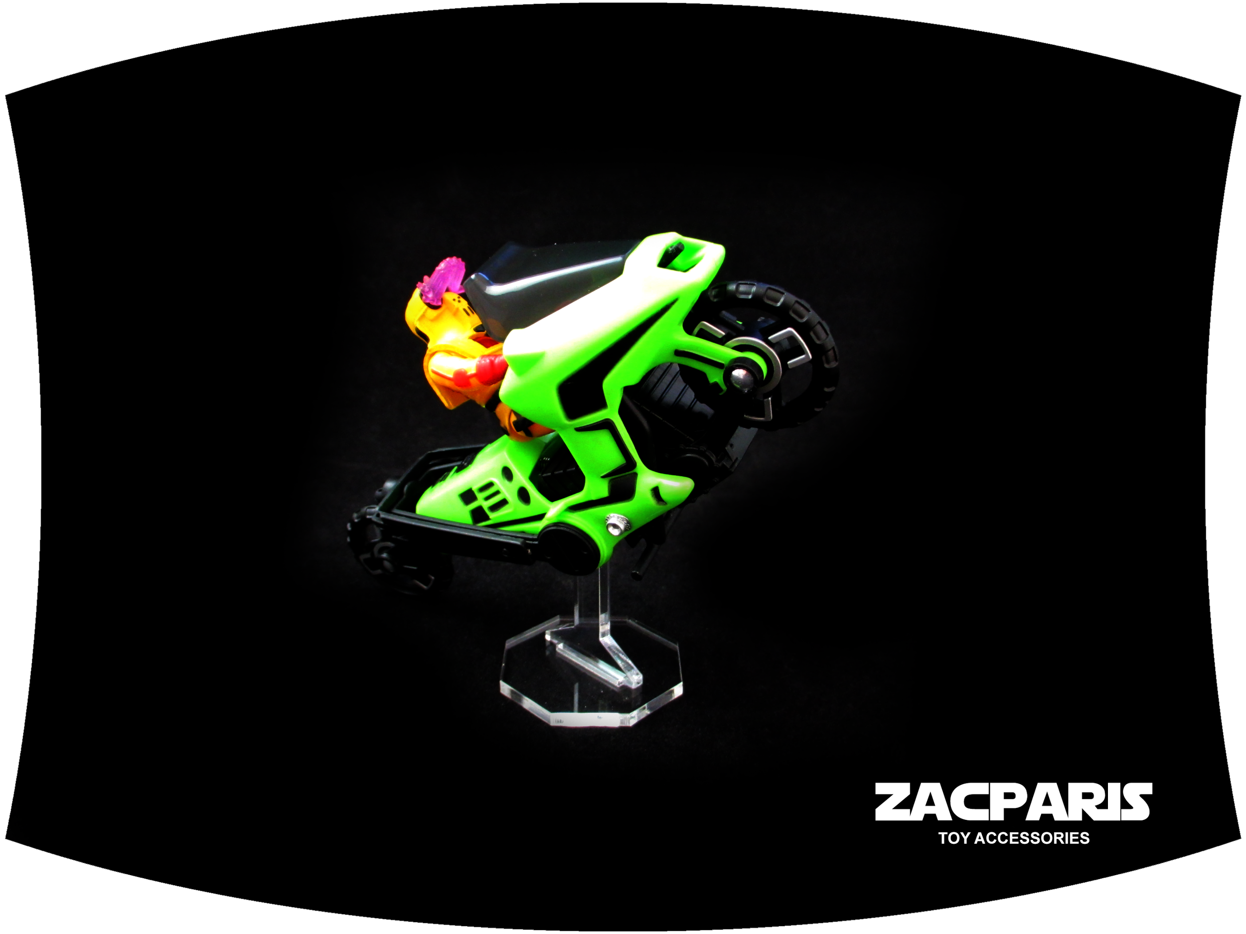 Display stand for KENNER M.A.S.K Condor The Loyal Subjects