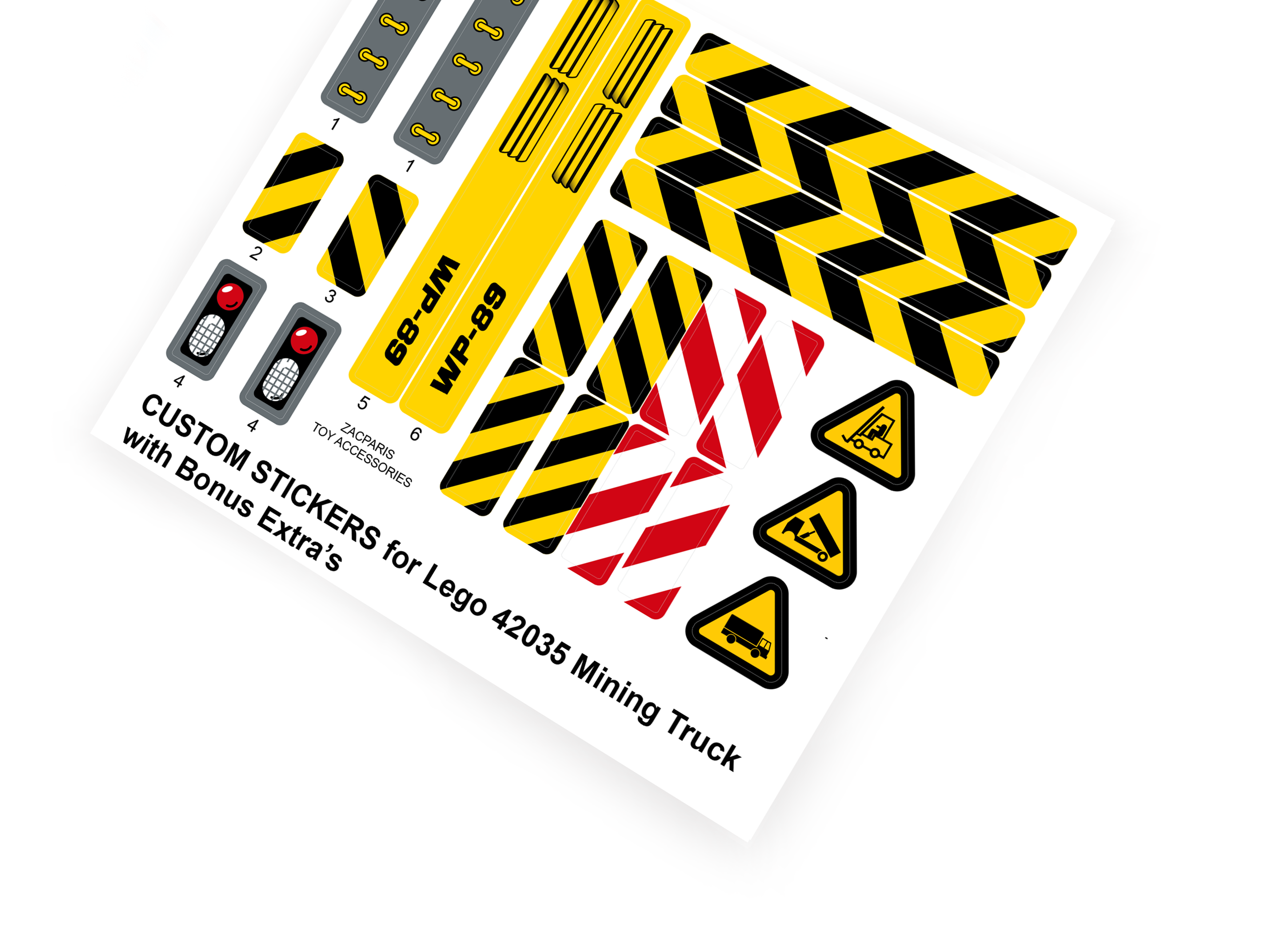 Lego 42035 Mining Truck sticker