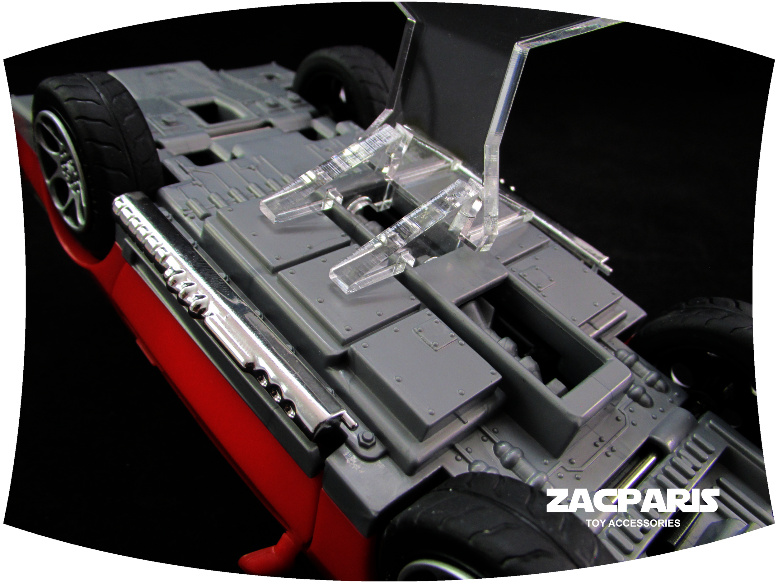 Display stand for KENNER M.A.S.K Thunderhawk The Loyal Subjects