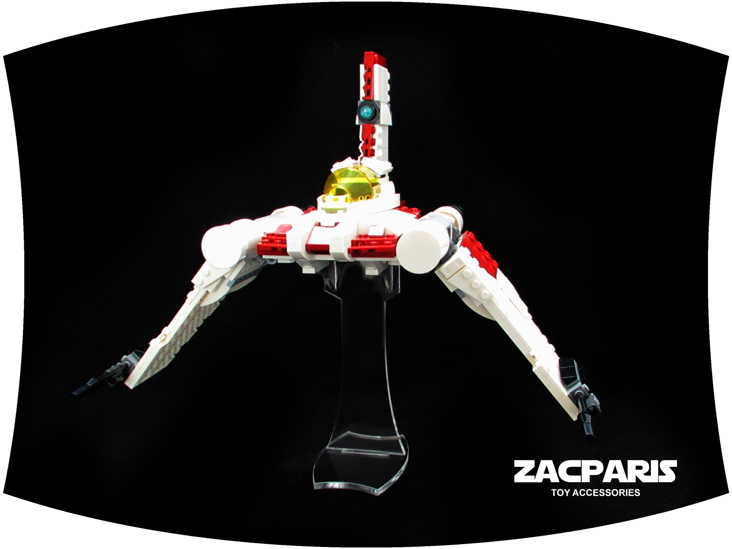 Lego 75432 V-19 Torrent Starfighter display stand