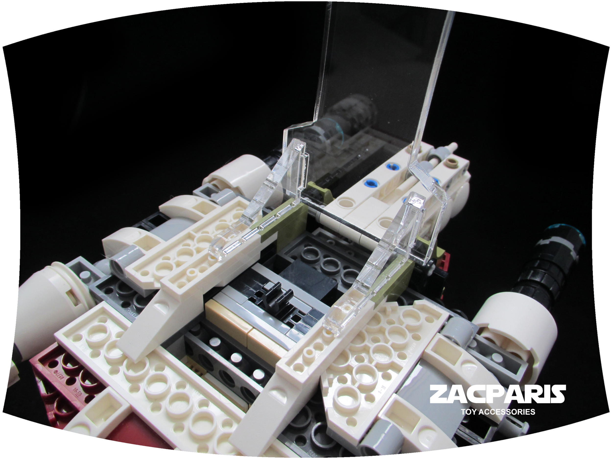 Lego 75432 V-19 Torrent Starfighter display stand