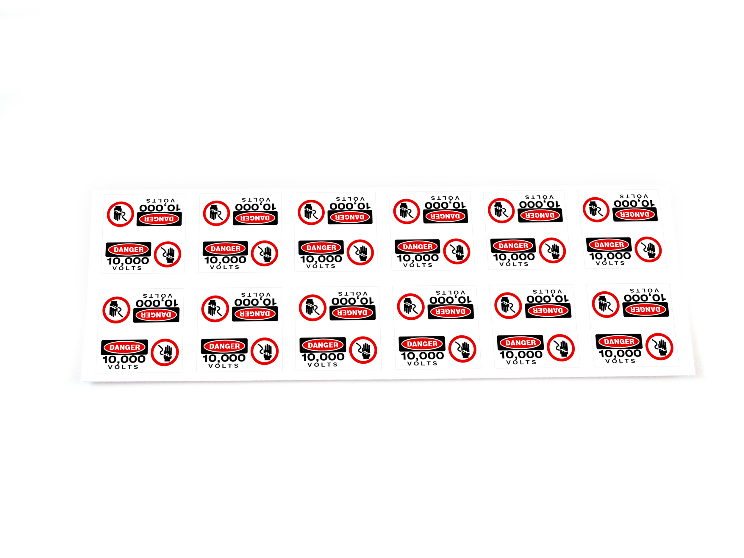 Kenner 1992 Jurassic Park Command compound 10,000 Volt fence stickers