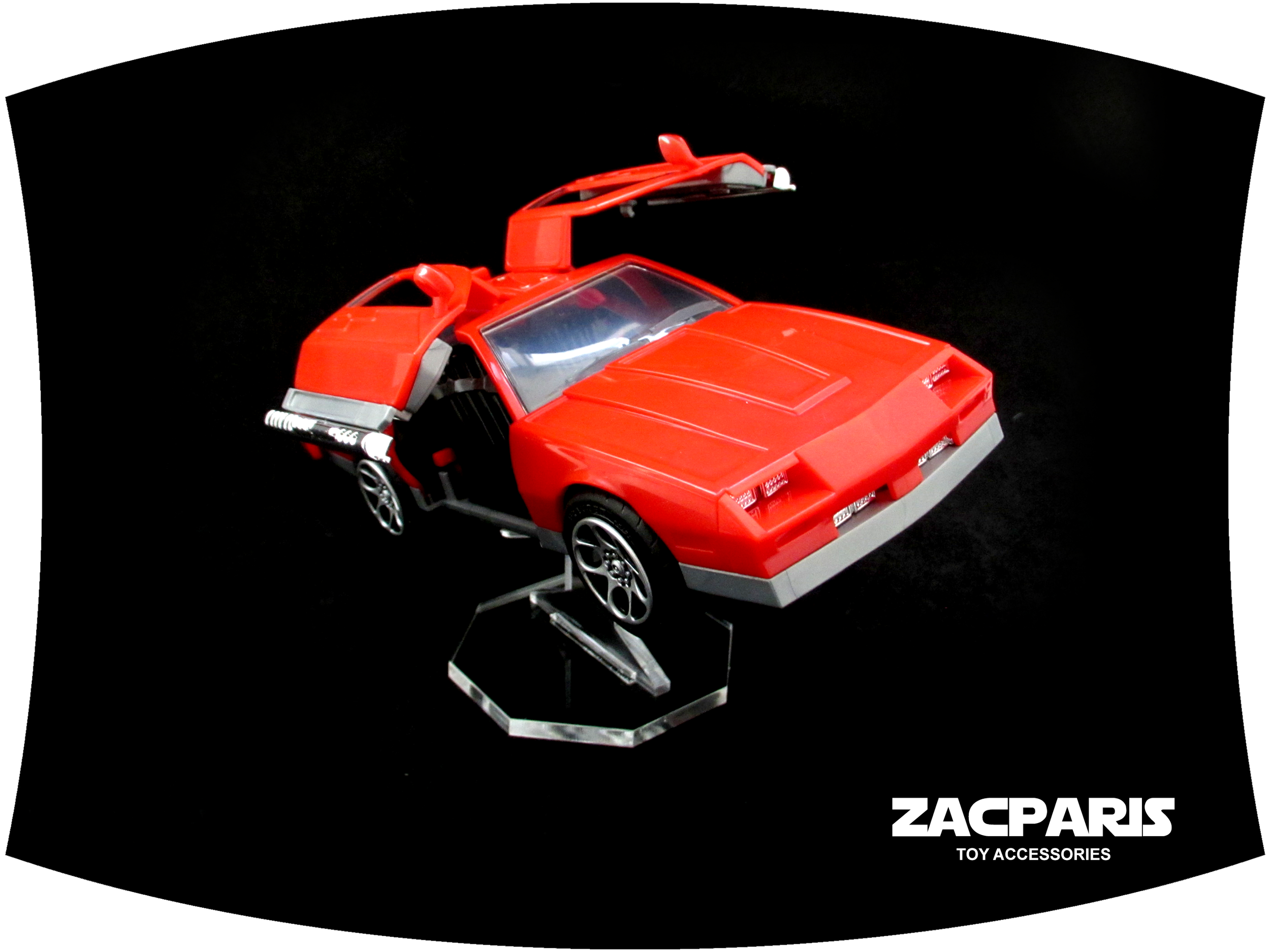 Display stand for KENNER M.A.S.K Thunderhawk The Loyal Subjects