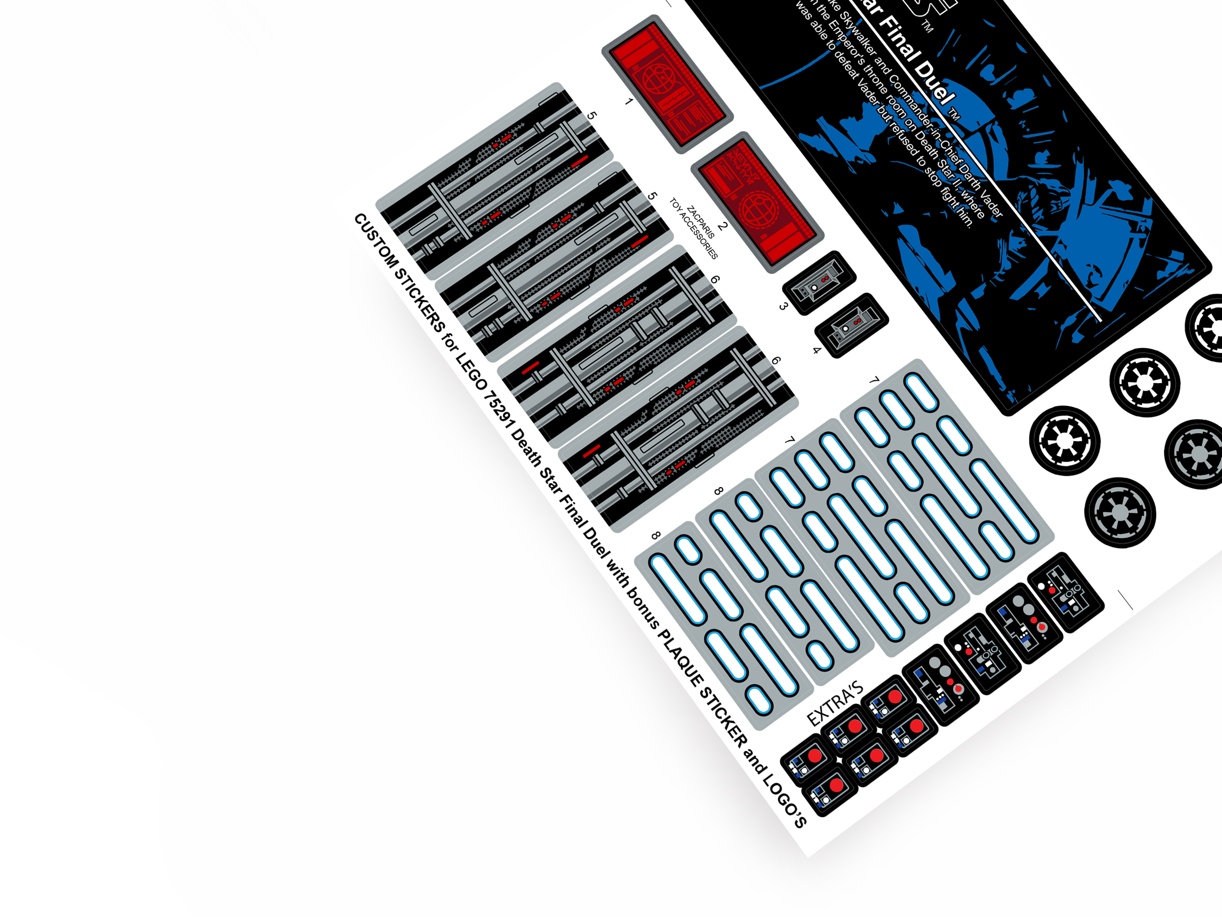 Lego 75291 Death Star Final Duel sticker