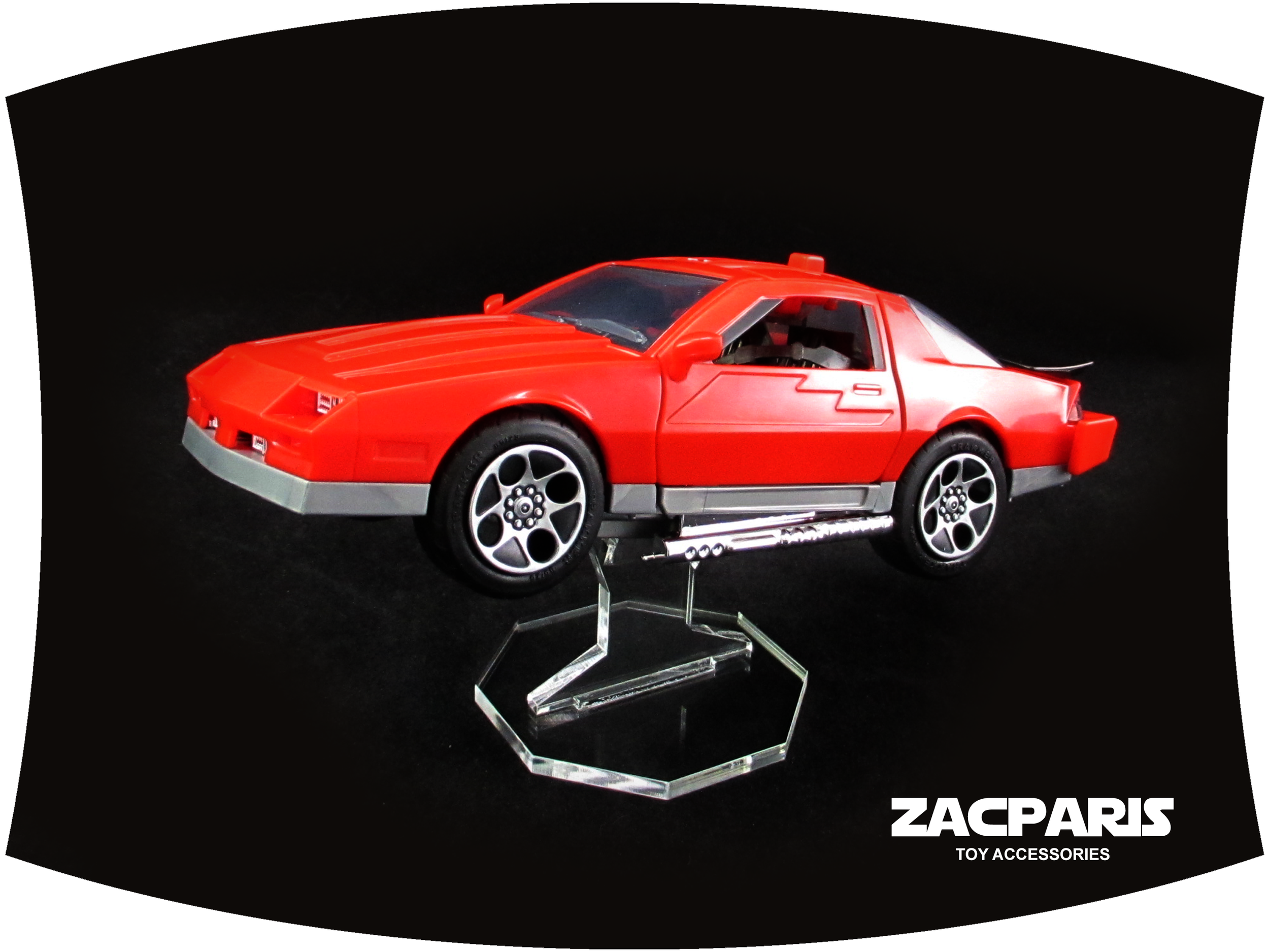 Display stand for KENNER M.A.S.K Thunderhawk The Loyal Subjects