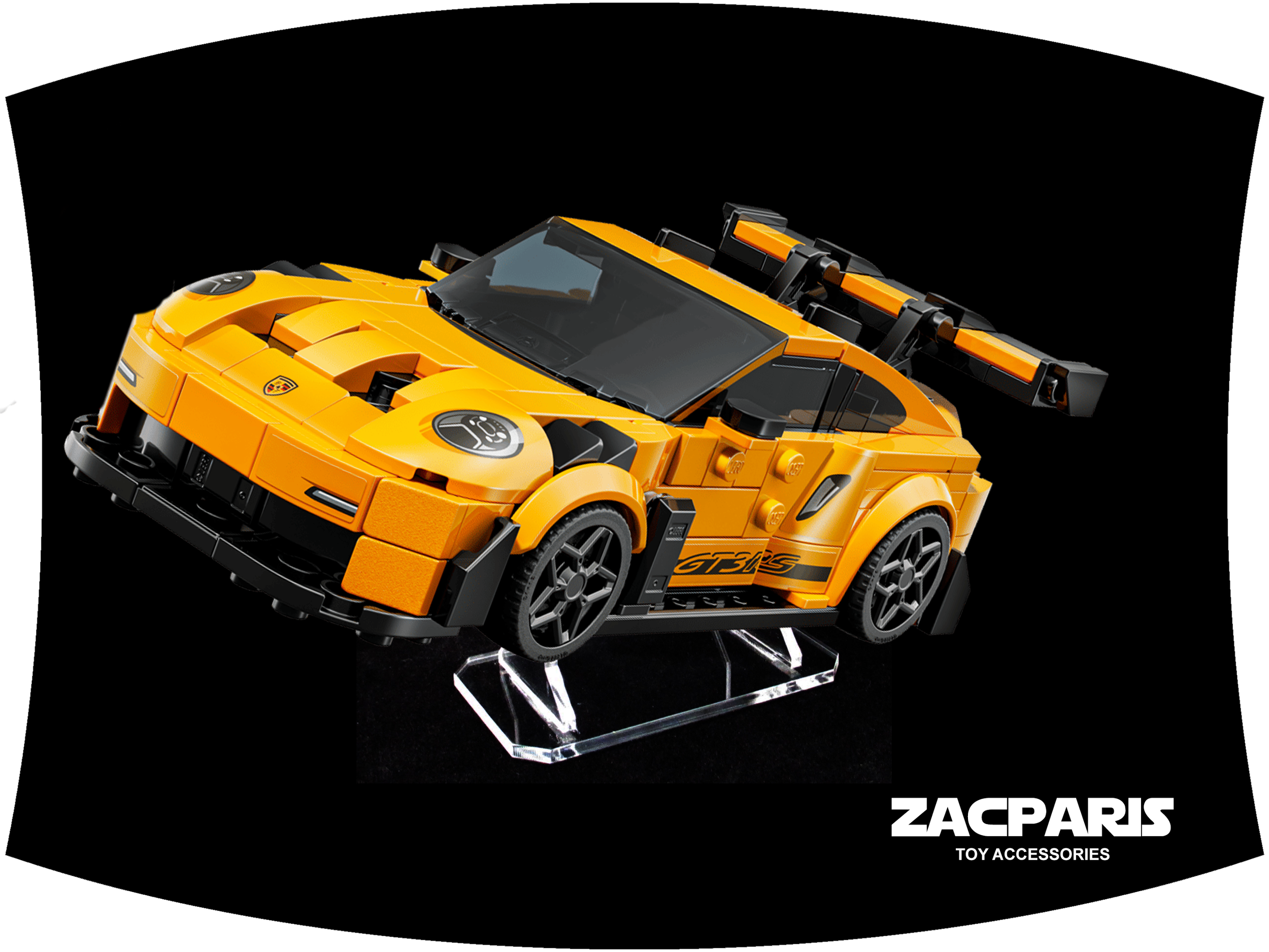 DISPLAY STAND for Speed Champions Lego 77239 Porsche 911 GT3 RS Super Car
