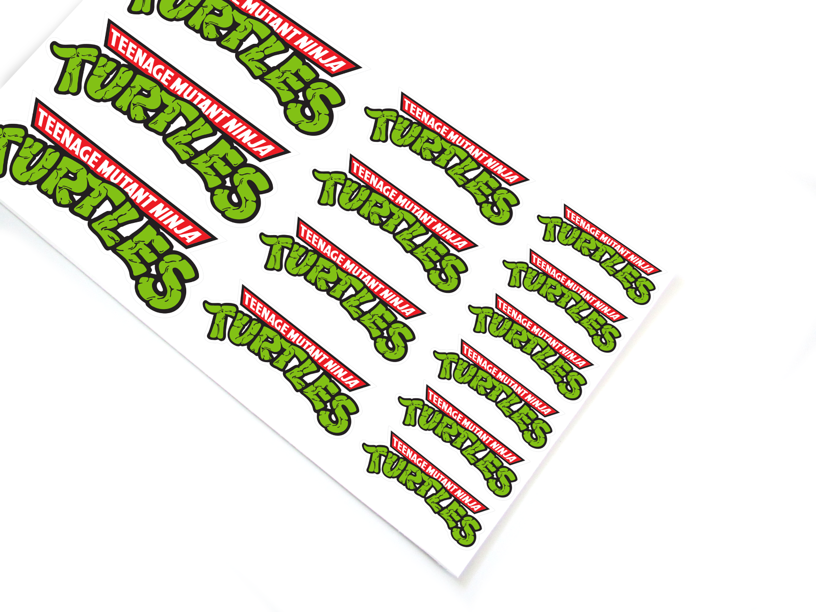 TMNT Teenage Mutant Ninja Turtles Turtle Logo stickers