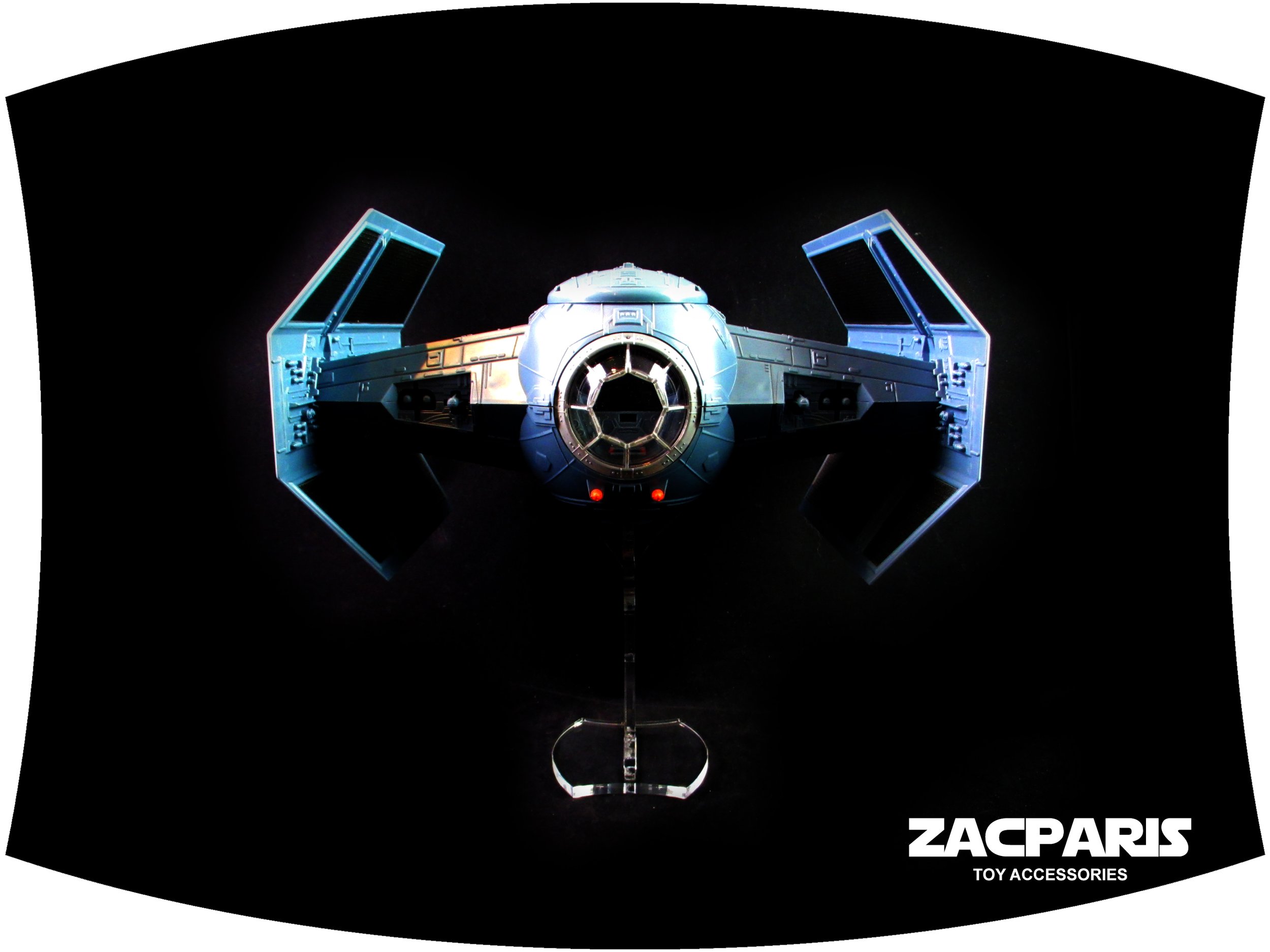 Display stand for Hasbro Star Wars Darth Vader Tie Fighter Advanced x1 - Power of the Force
