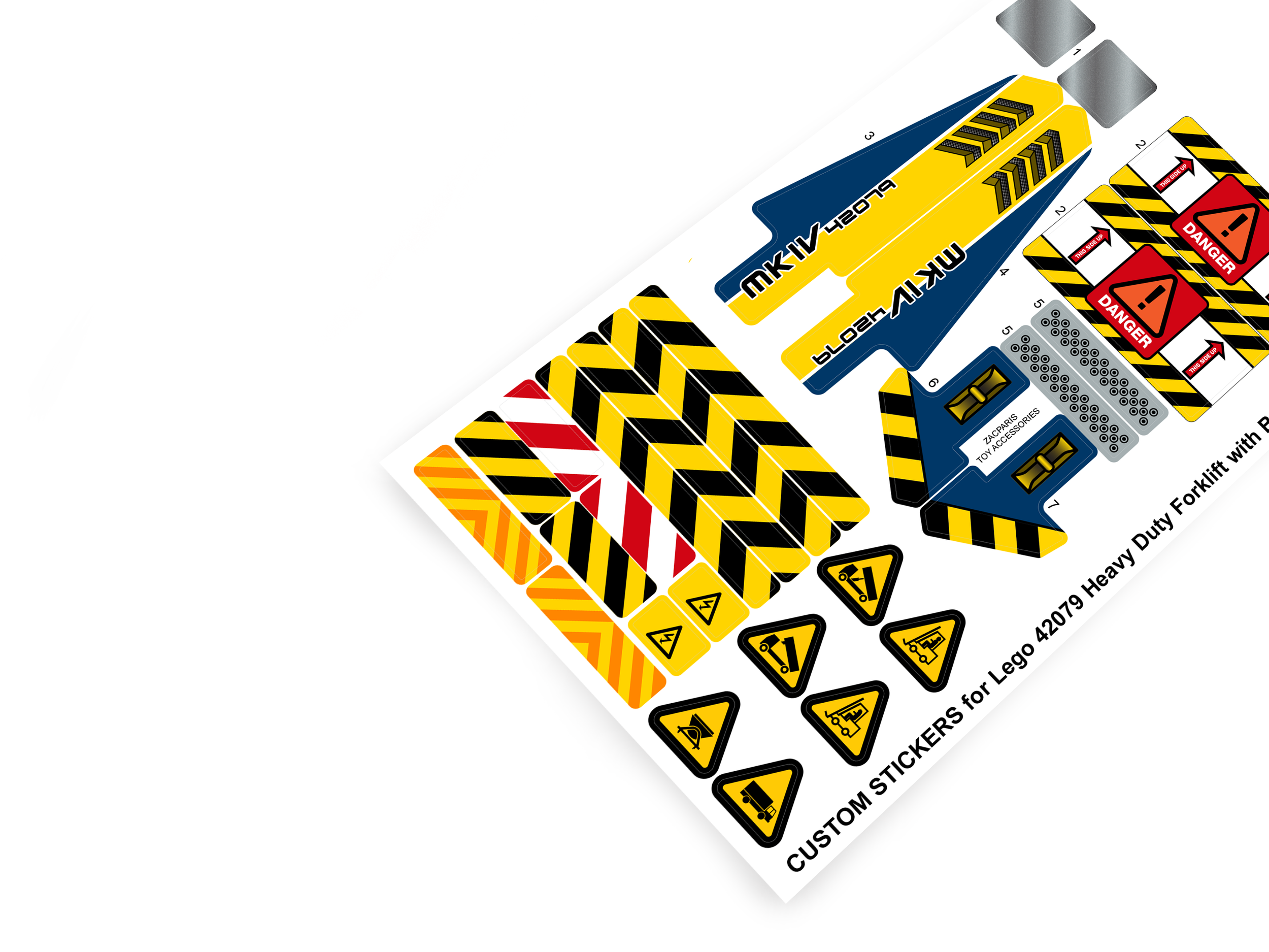 Lego 42079 Heavy Duty Forklift sticker