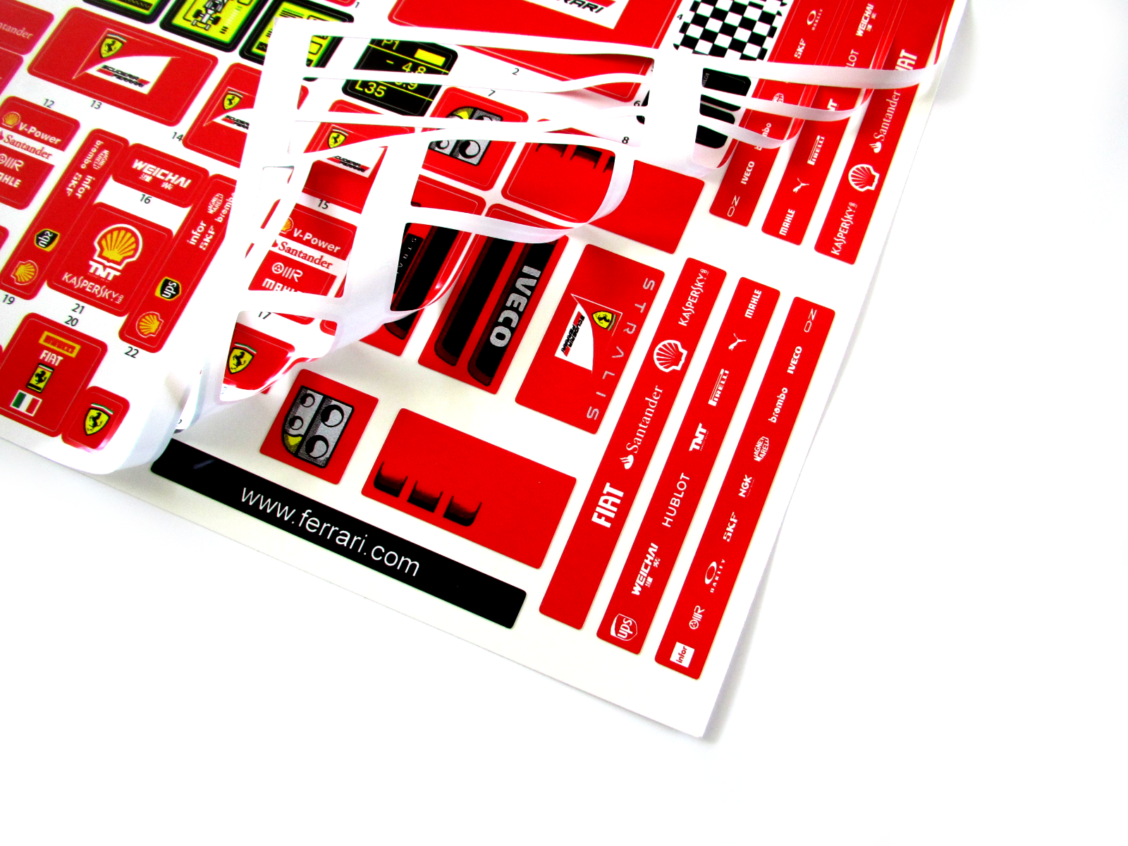 Lego 75913 F14 T & Scuderia Ferrari Truck stickers