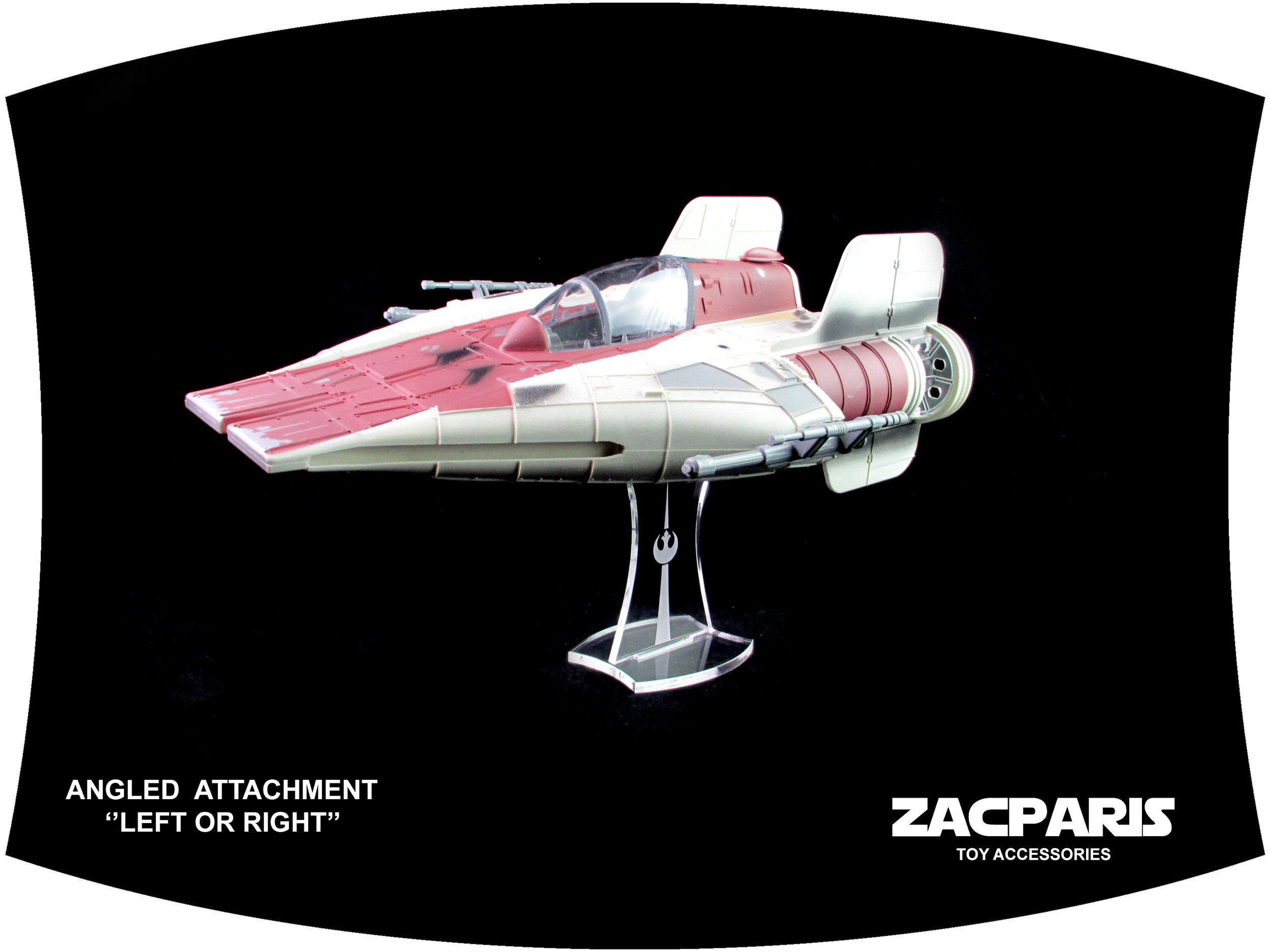 Display stand for Vintage Star Wars A-wing Kenner Hasbro awing fighter (Copy)