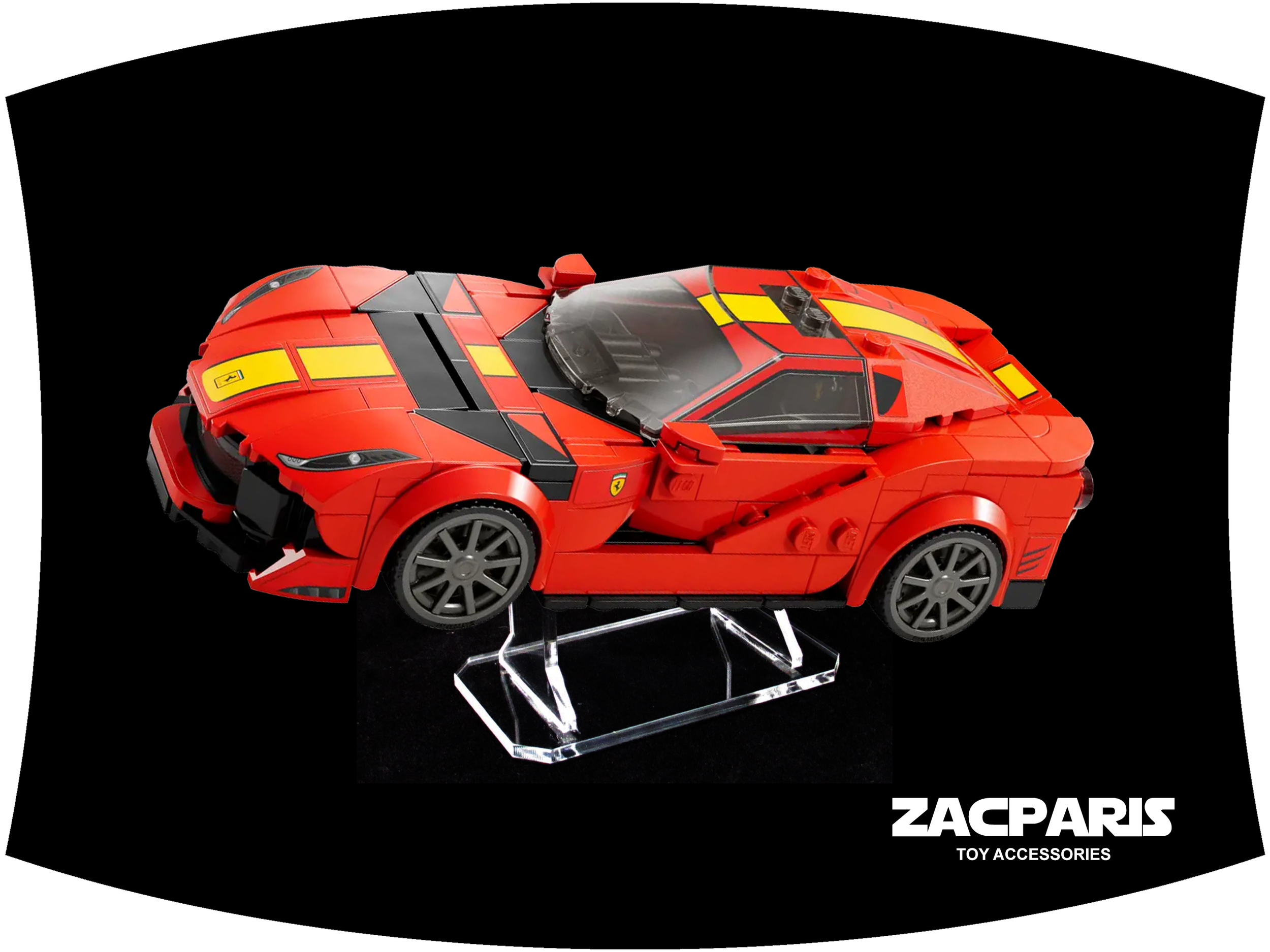 DISPLAY STAND for Speed Champions Lego 76914 Ferrari 812 Competizione