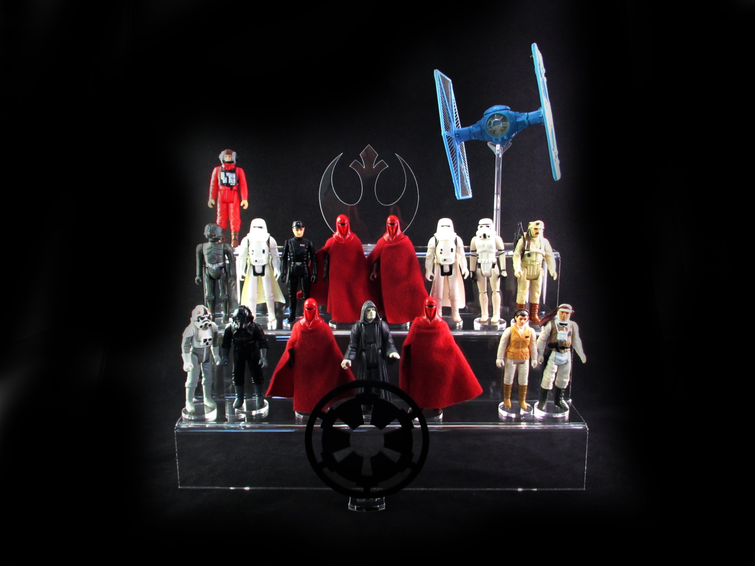 Action figure step stand Action figure stands