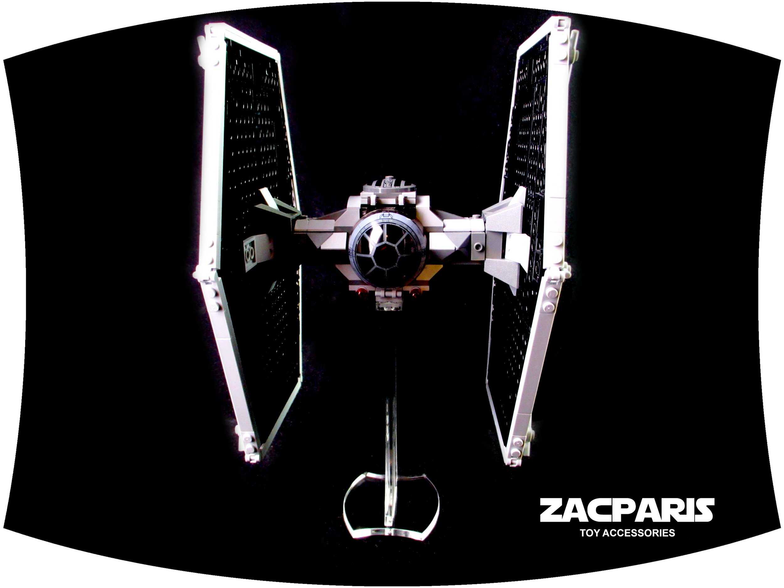 DISPLAY STAND for Star Wars Lego 9492 Imperial TIE Fighter