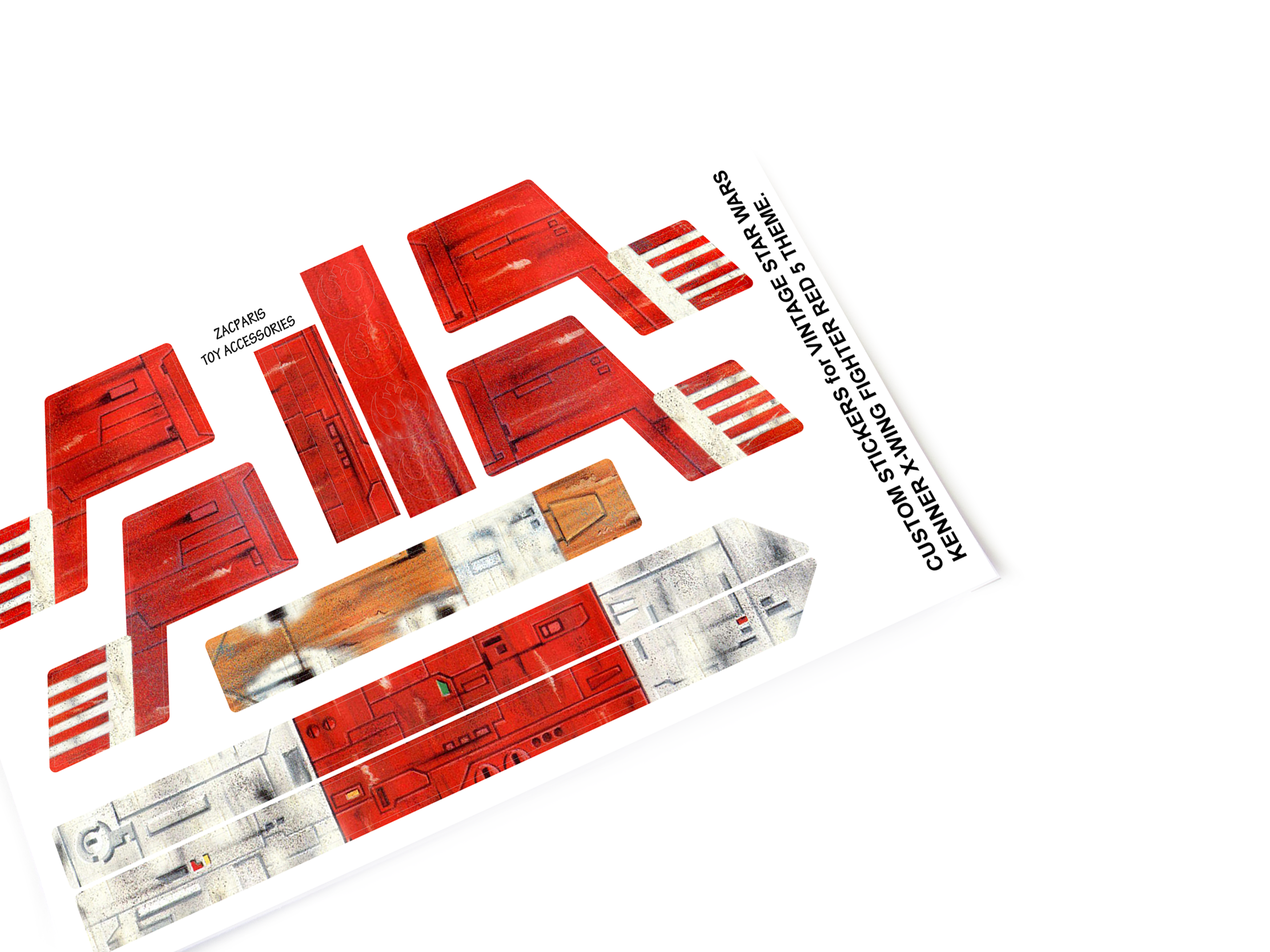 X-Wing Red Five 5 POTF theme stickers