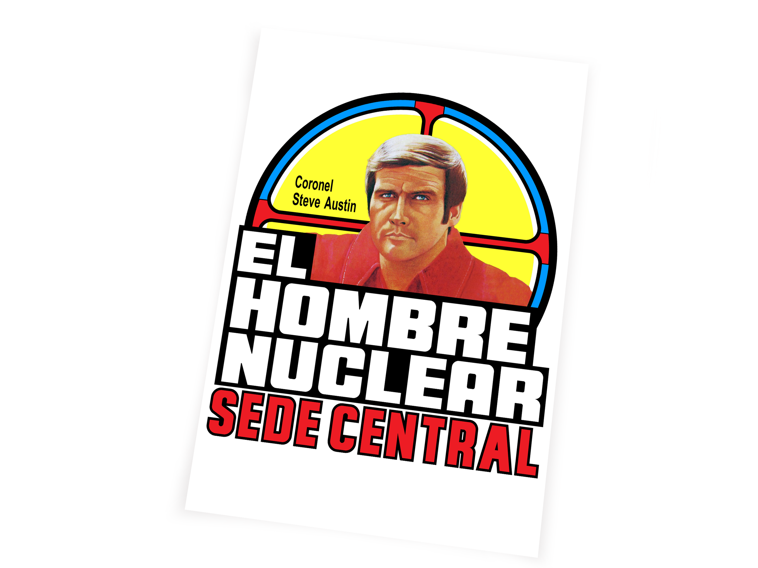 SIX MILLION DOLLAR MAN SMDM EL HOMBRE Lili Ledy STYLE STORE DISPLAY sticker