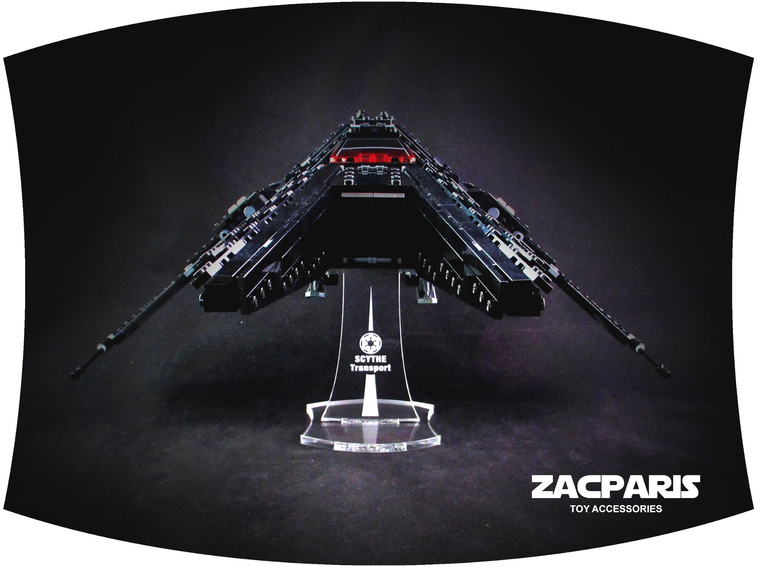 DISPLAY STAND for Star Wars Lego 75336 Inquisitor Transport Scythe