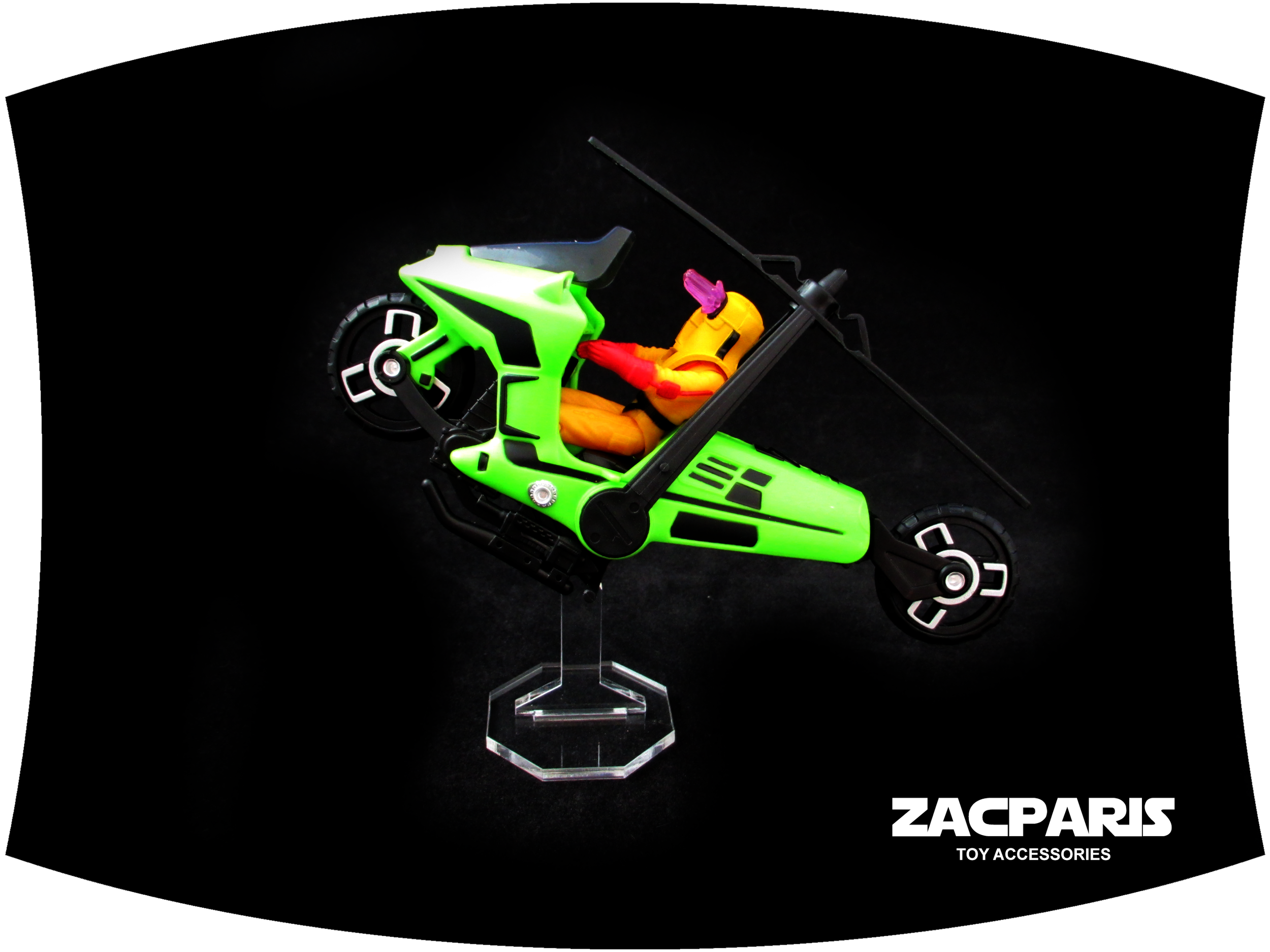 Display stand for KENNER M.A.S.K Condor The Loyal Subjects