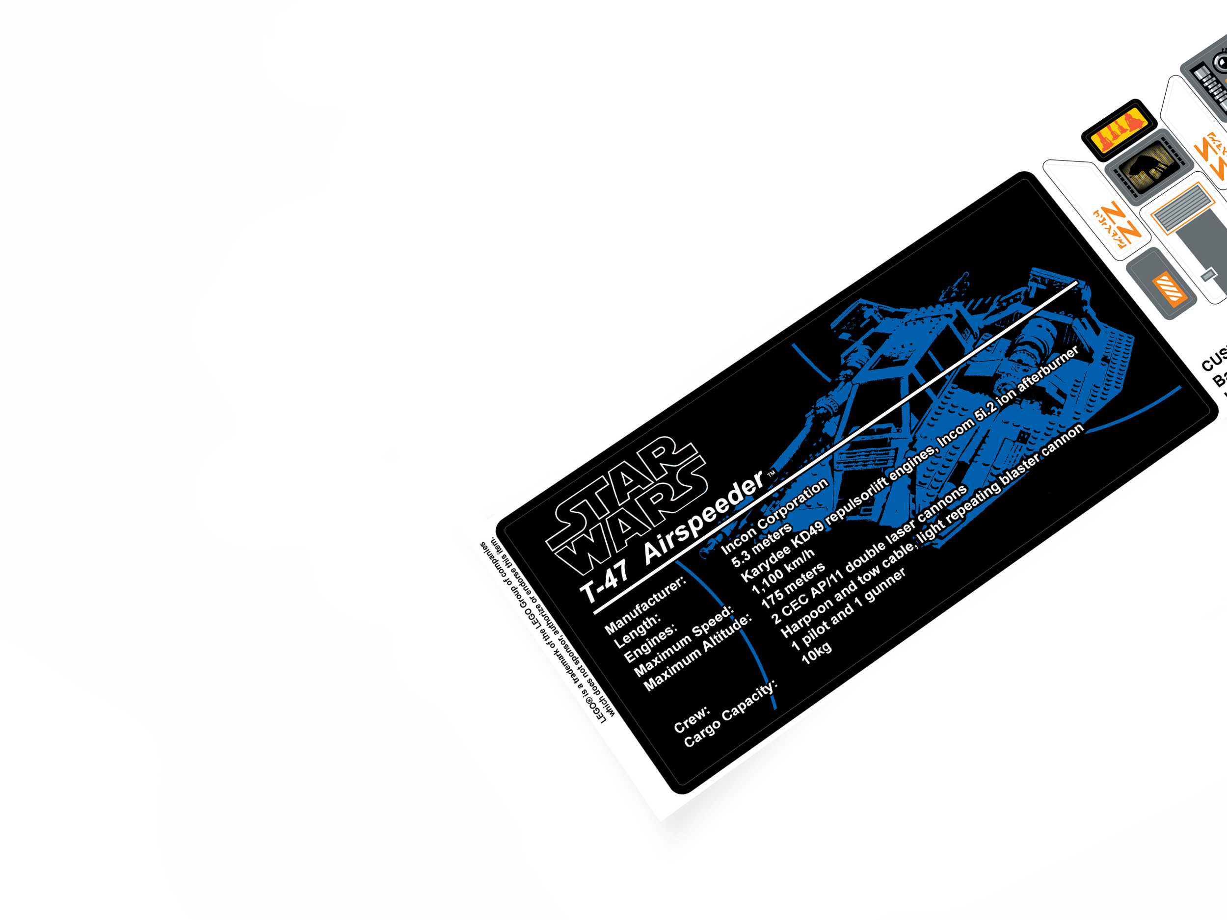 Lego 75014 Battle of Hoth sticker