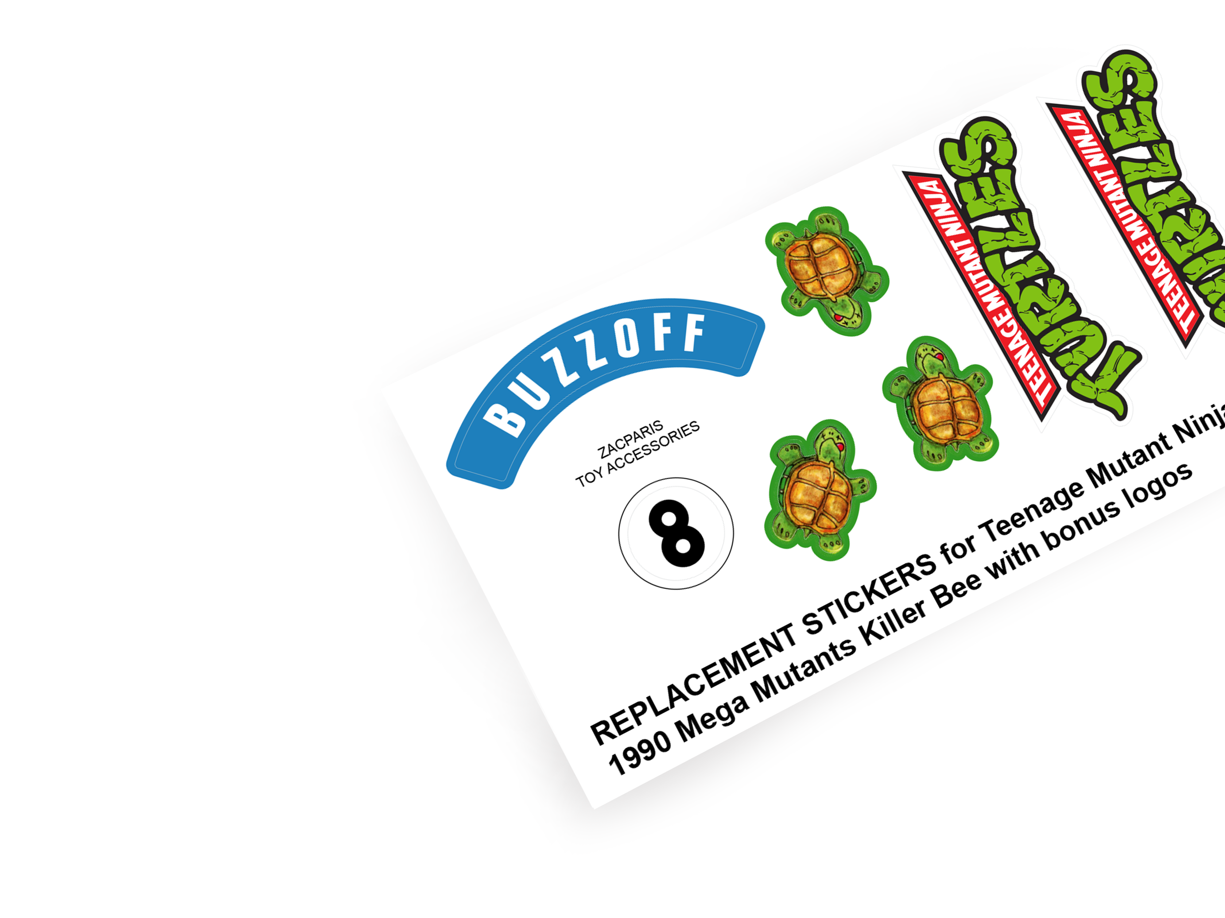 Teenage Mutant Ninja Turtles Killer Bee stickers