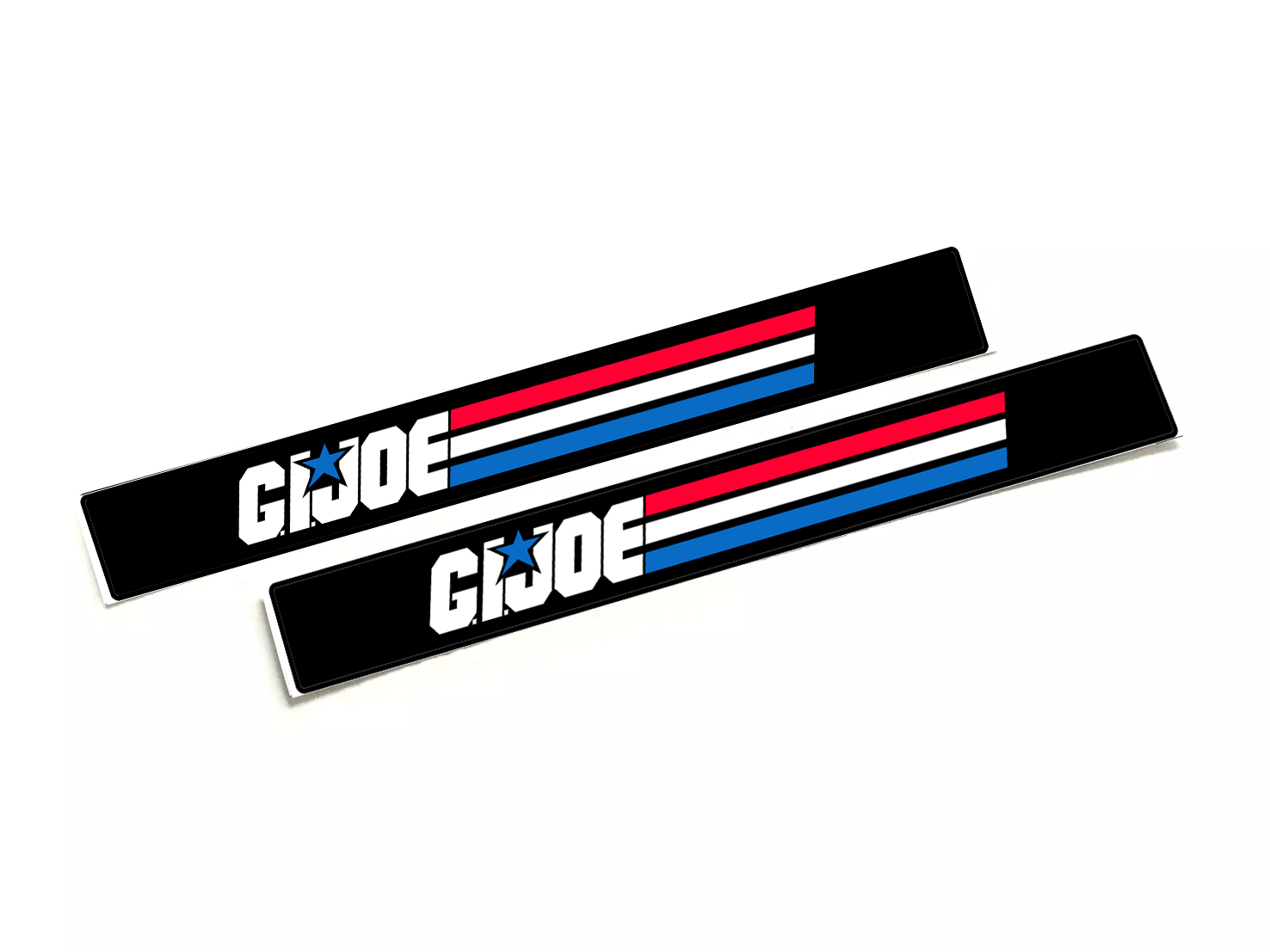 GI Joe Shelf Talker display stickers and acrylic stand