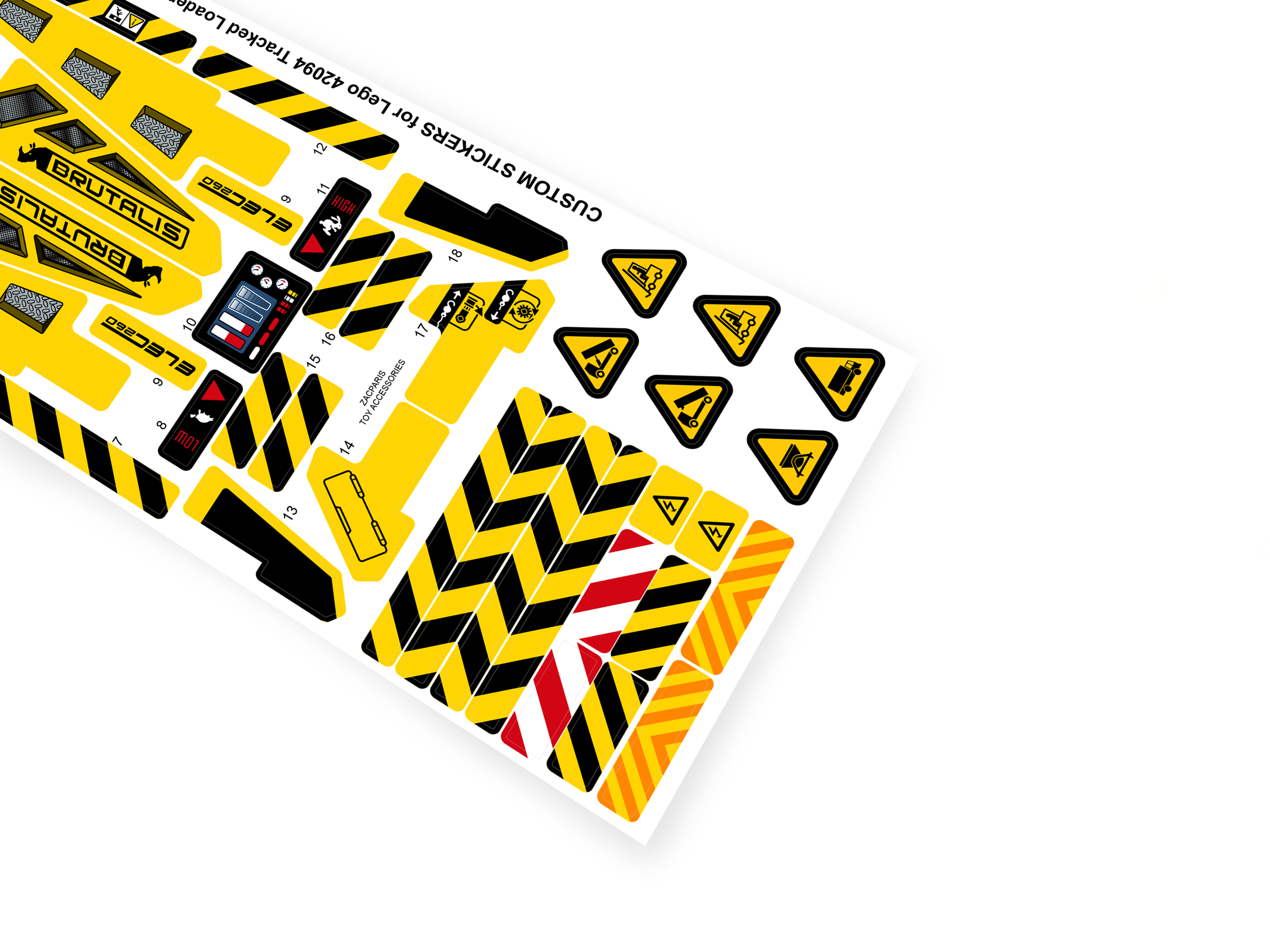 Lego 42094 Tracked Loader sticker
