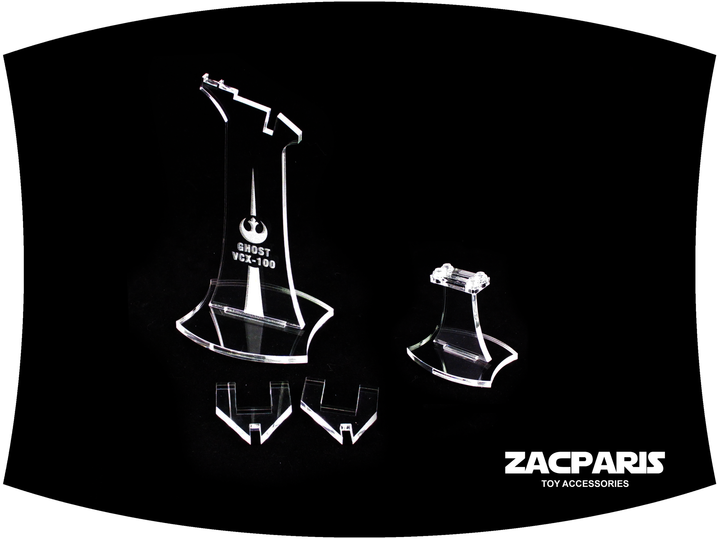 DISPLAY STAND for Star Wars Lego 75357 Ghost and Phantom II