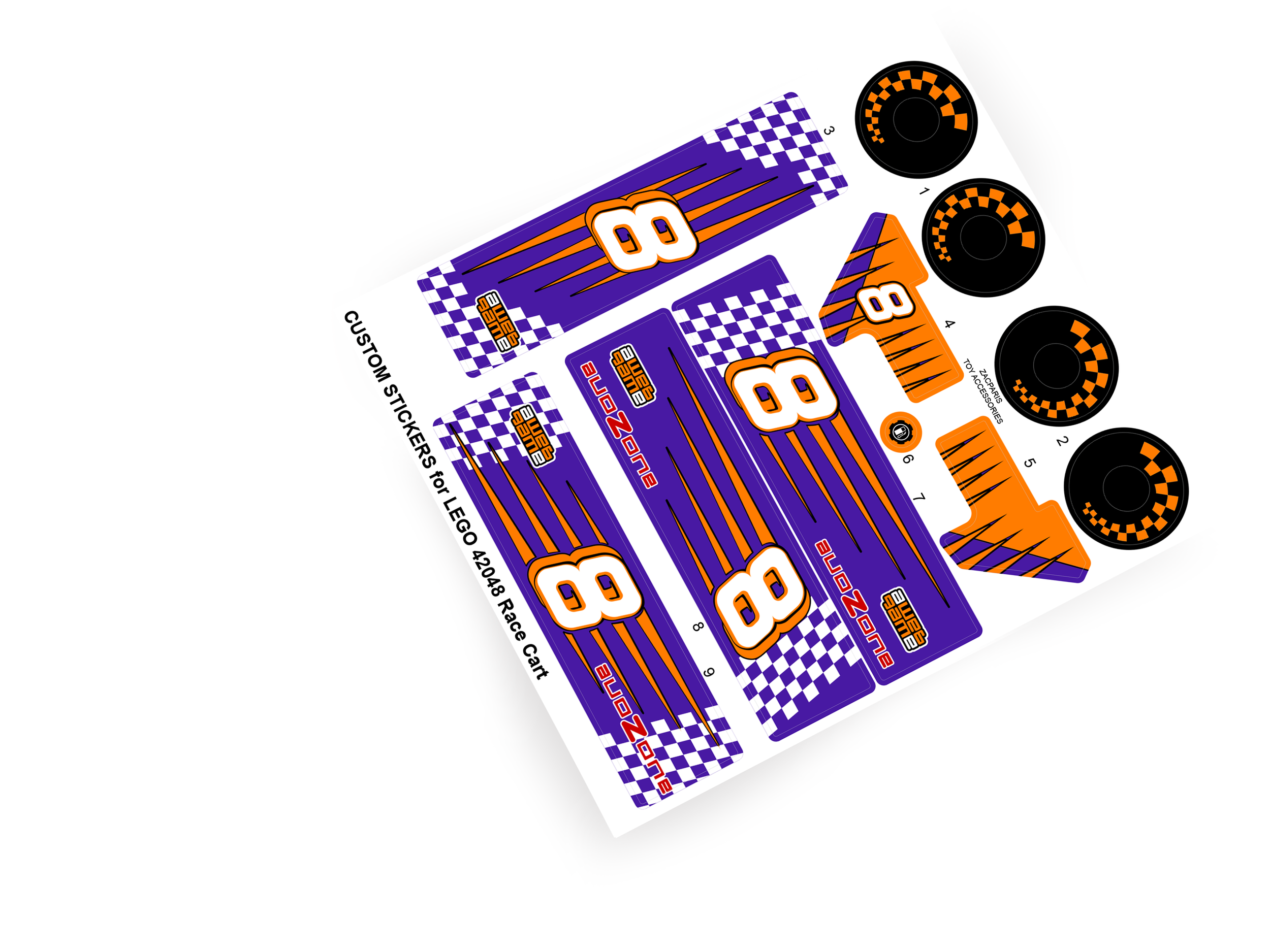 Lego 42048 Race Kart sticker