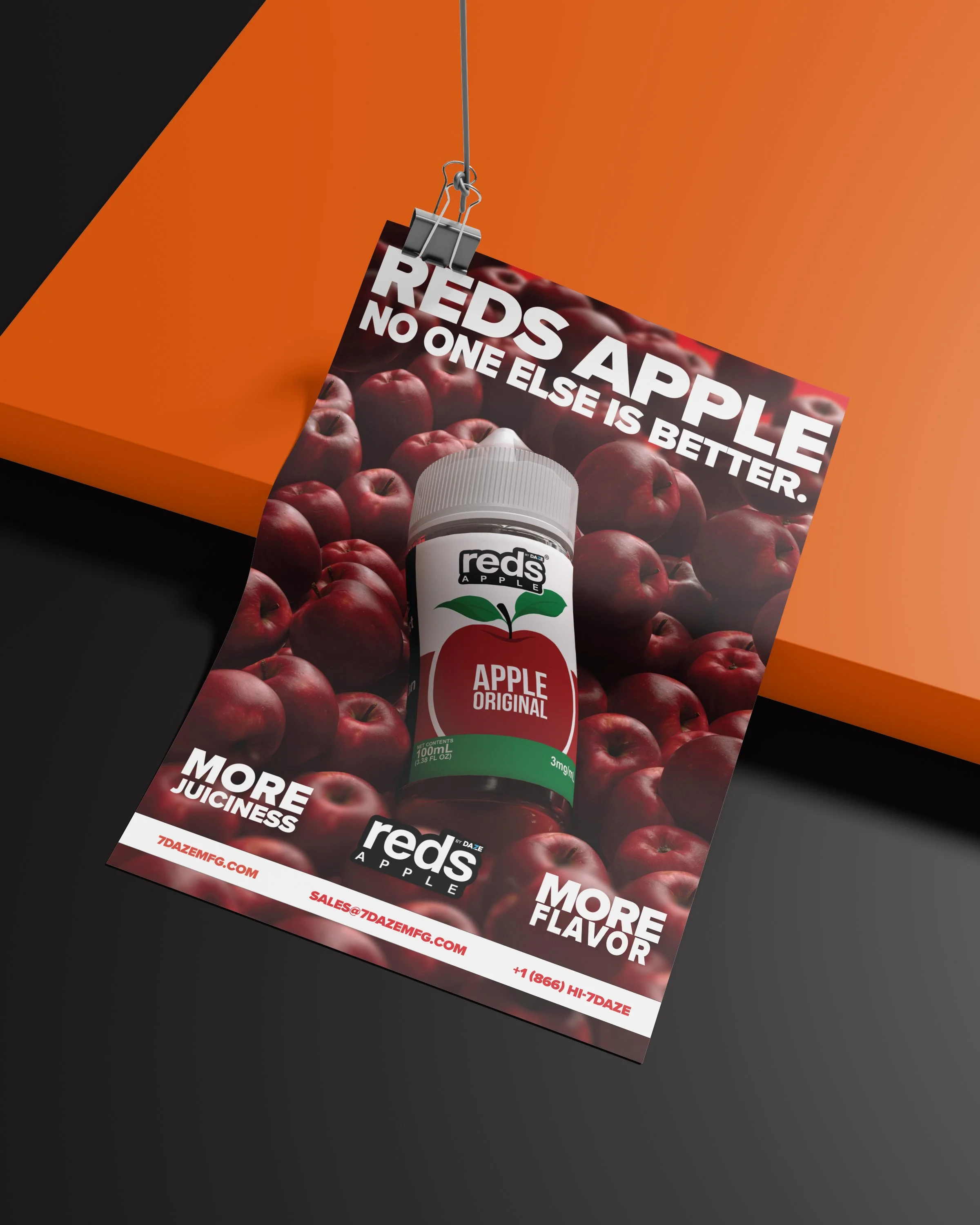 Reds Apple Magazine ad design