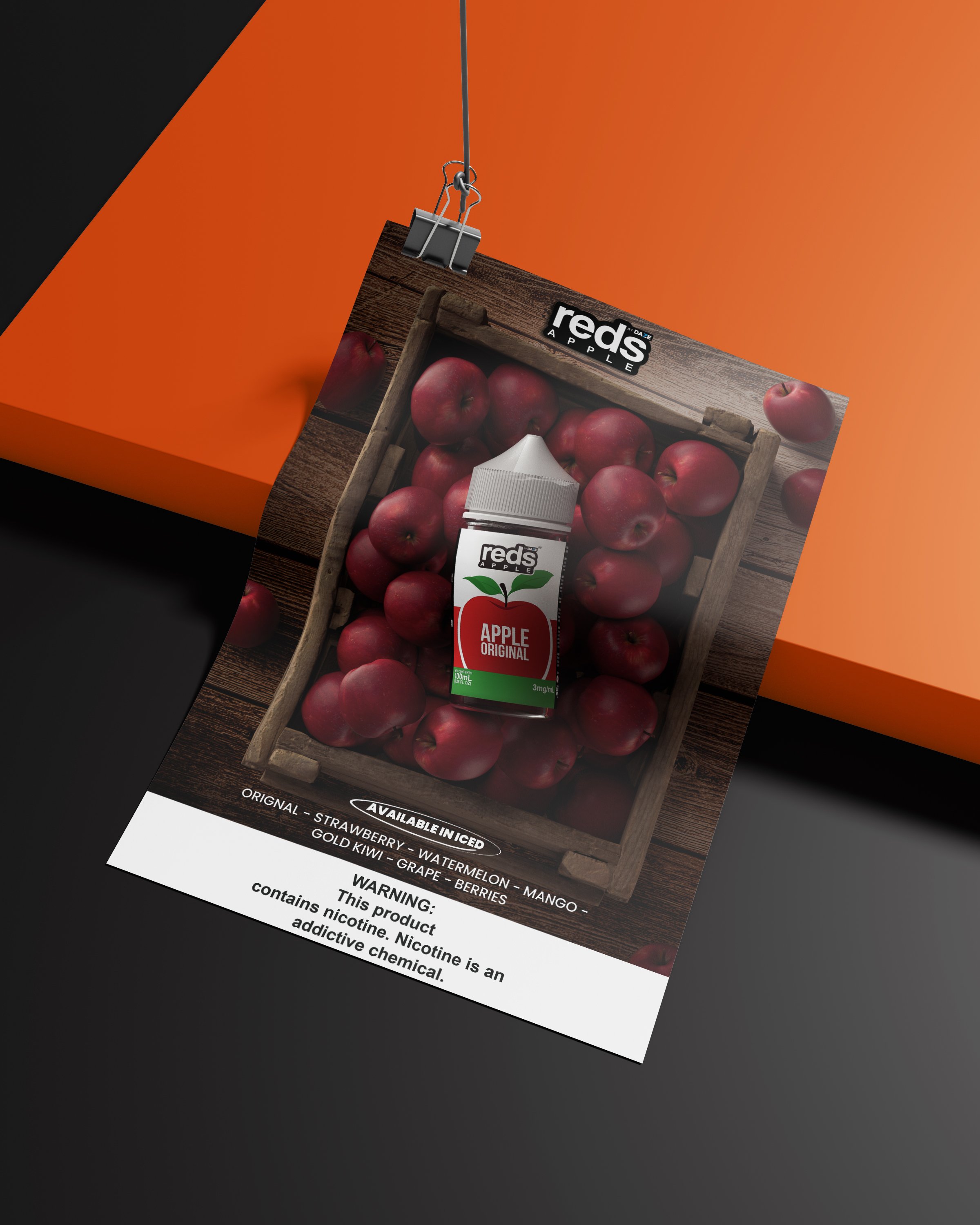 Reds Apple Poster Design