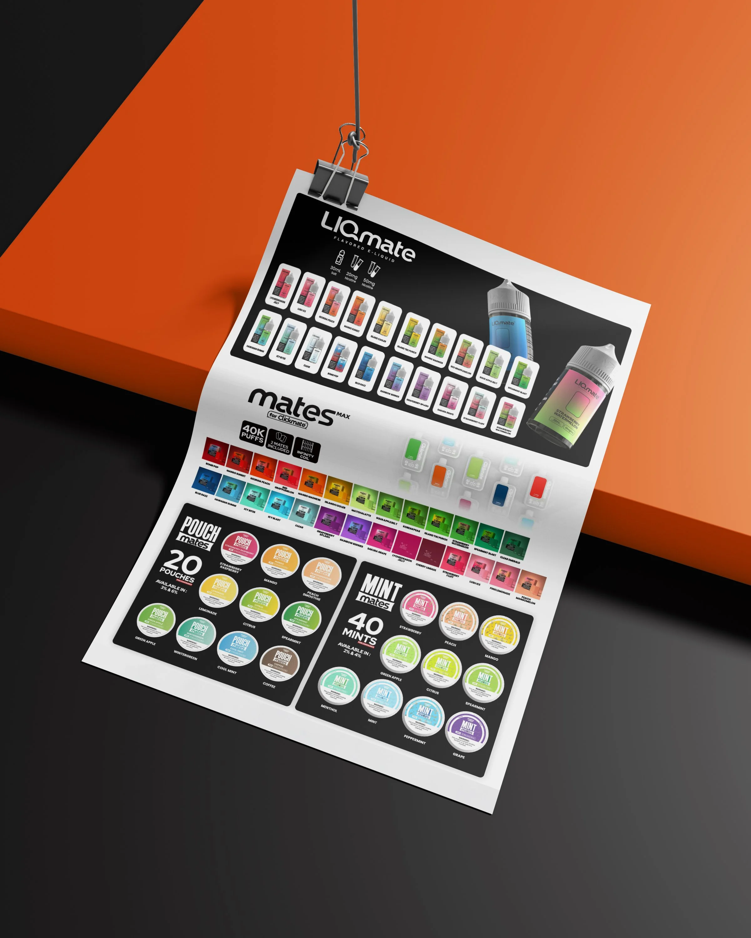 Mates Brand Flavor menu 3