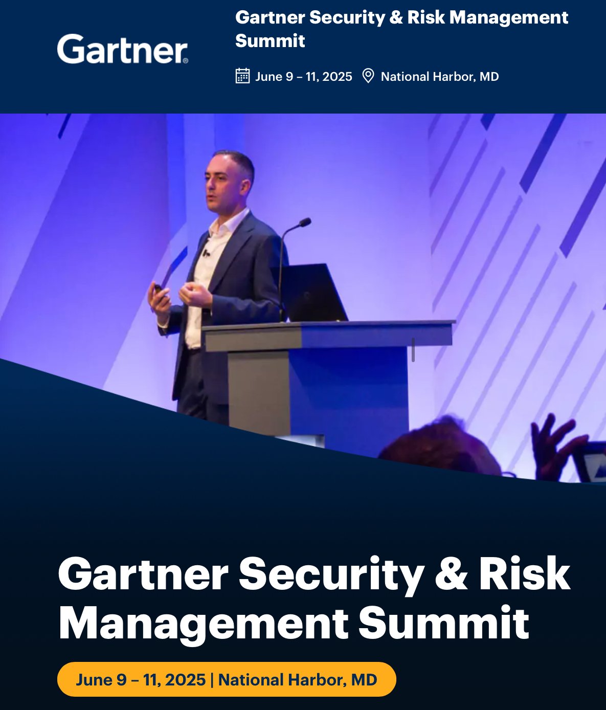 Gartner Security & Risk Management Summit