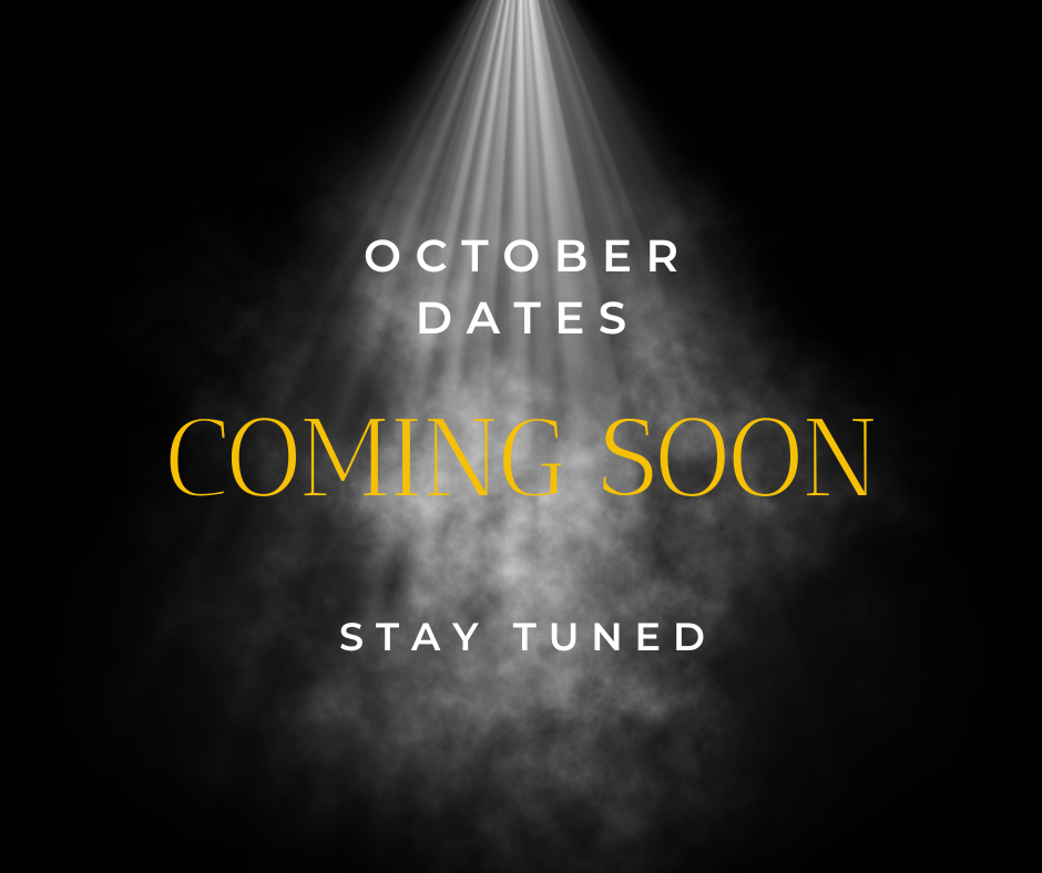 Vantage Detailing Announcement that October dates are coming soon and to stay tuned.