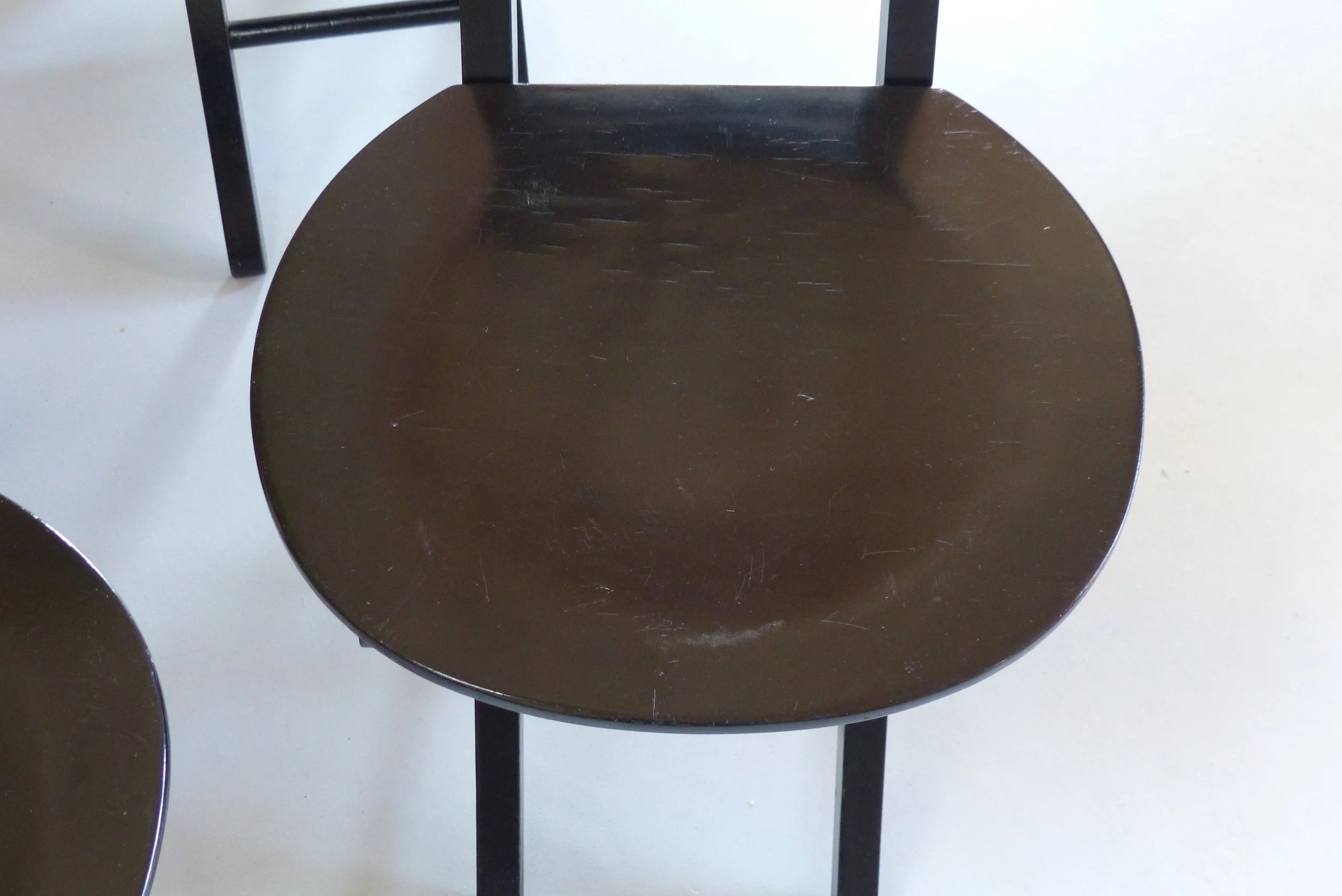 4 chaises pliantes Italie Années 1980
