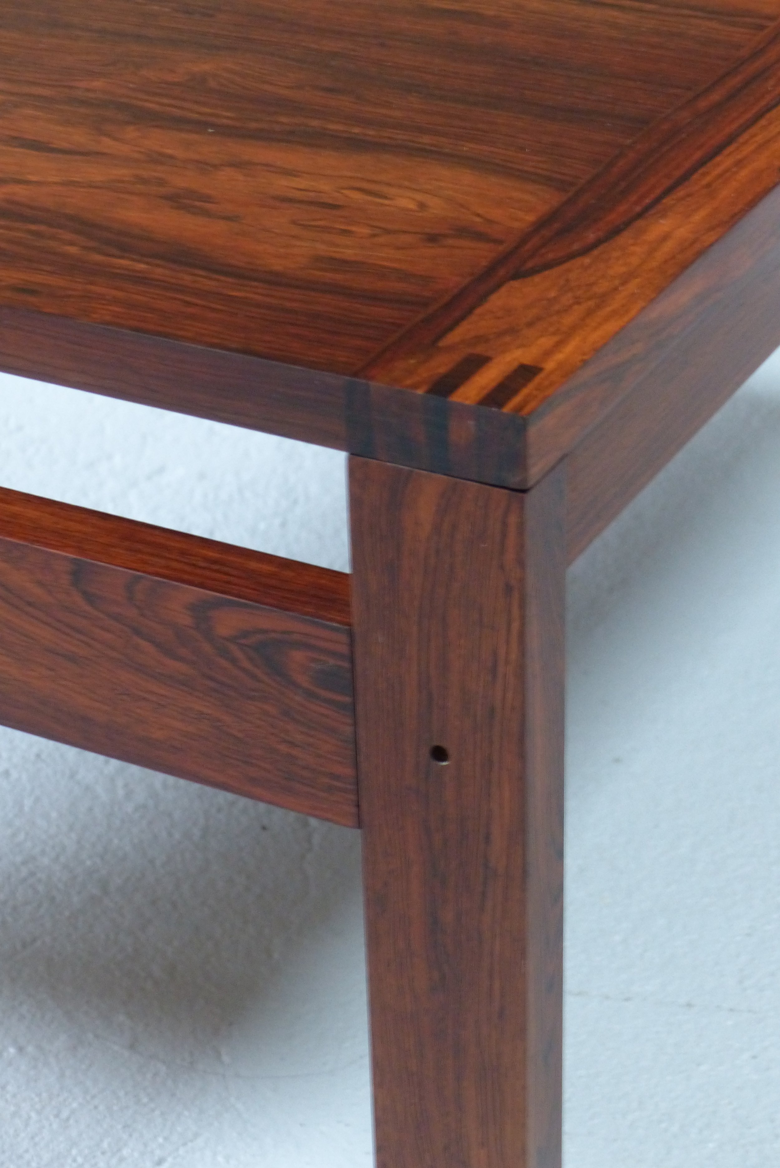 Table basse en palissandre de Ole Gjerlov-Knudsen et Torben Lind pour France & Son Danemark Circa 1960