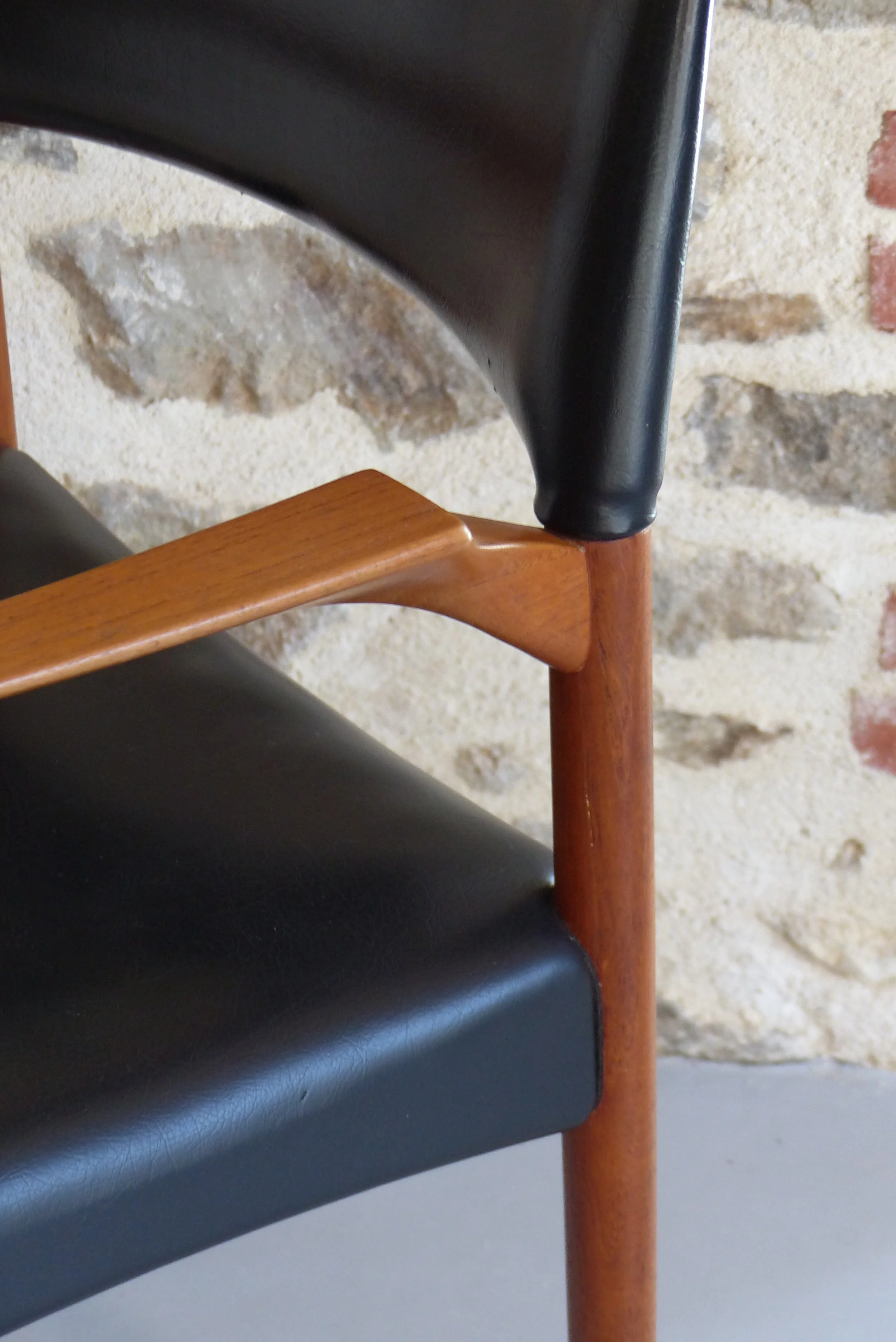 Fauteuil en teck de Villy Schou Andersen pour Schou Andersen Mobelfabrik Danemark Années 1960