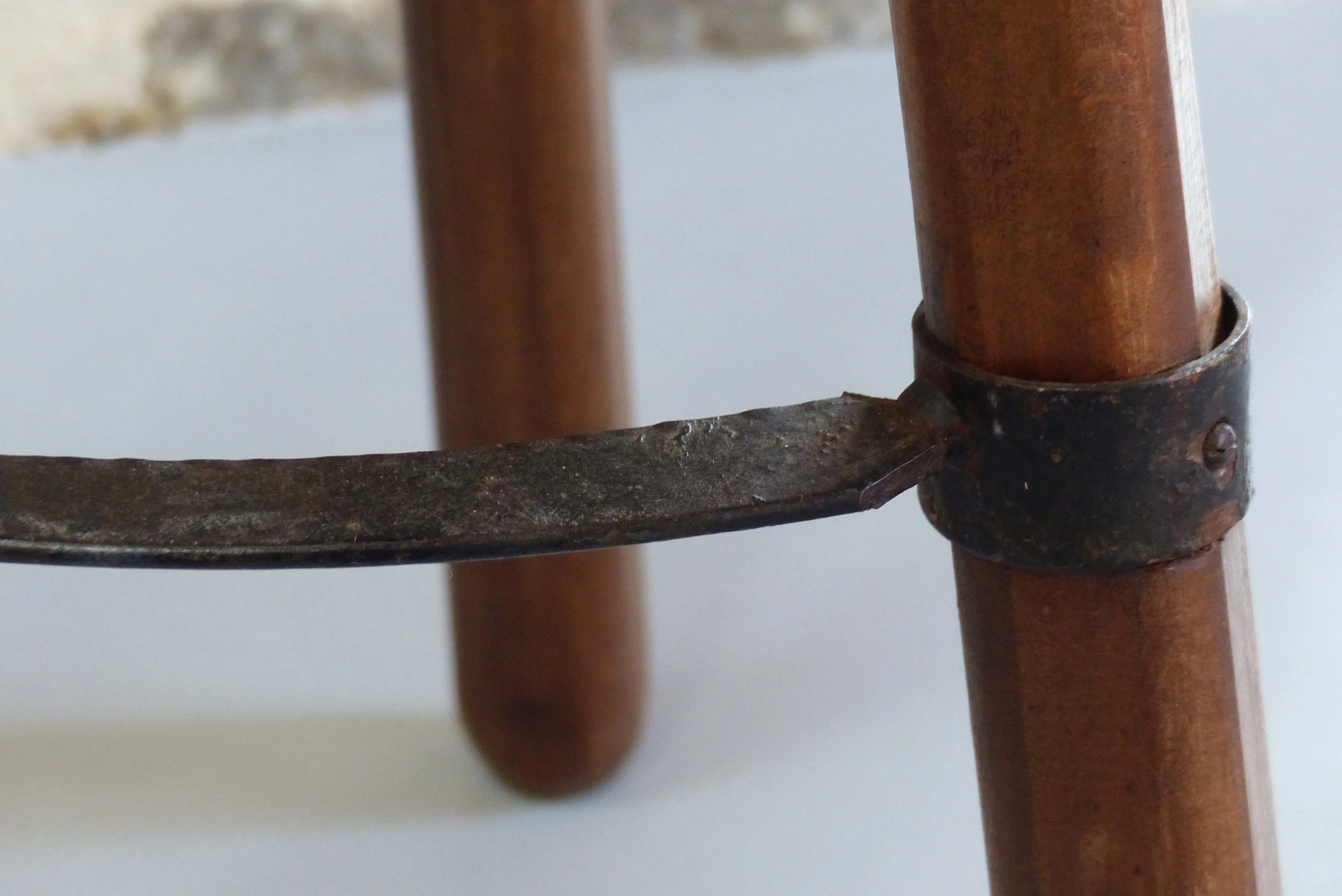Tabouret de bar de style "brutaliste" Espagne Années 1970