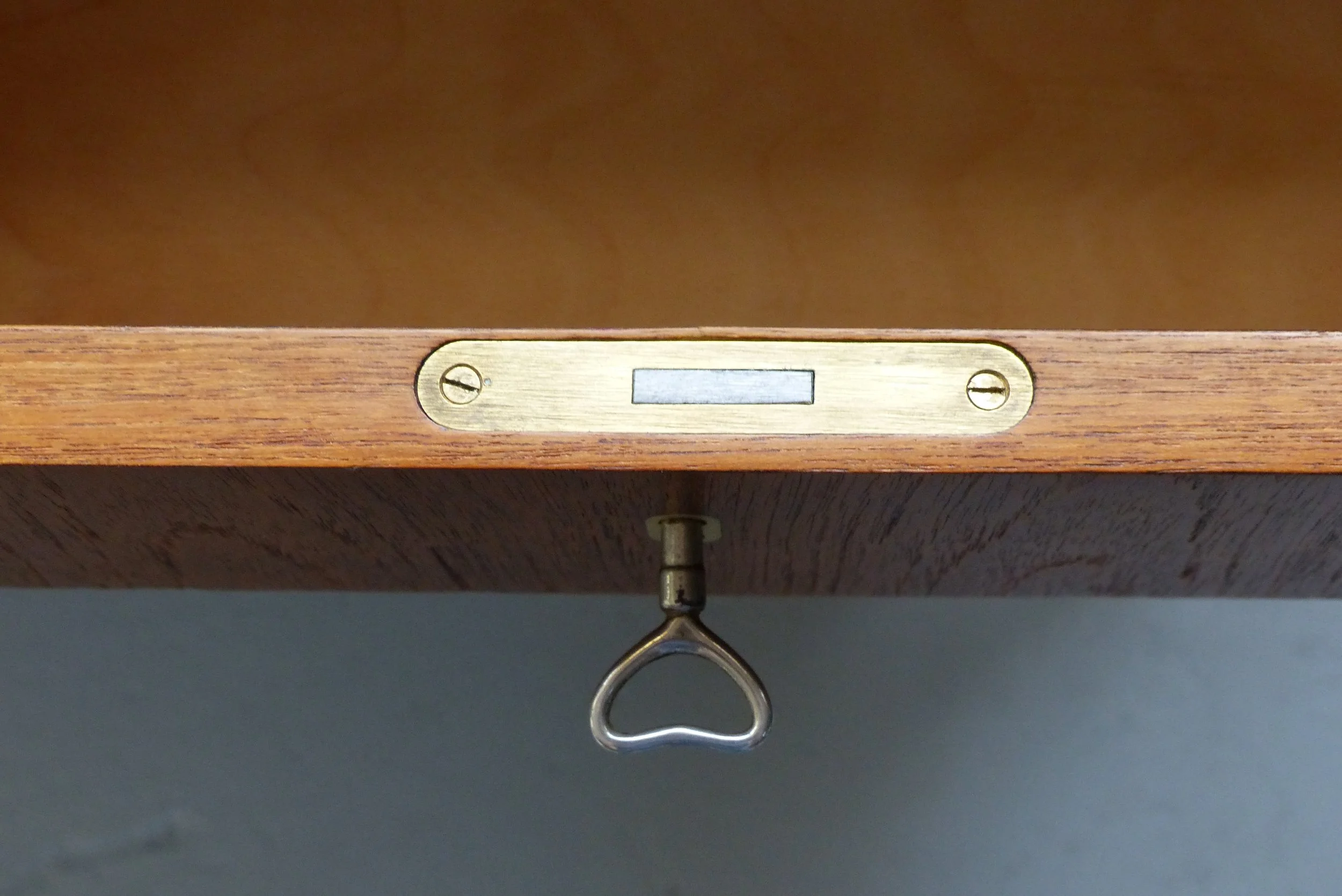 Bureau en teck de Svend Aage Madsen pour HP Hansen Danemark Années 1960