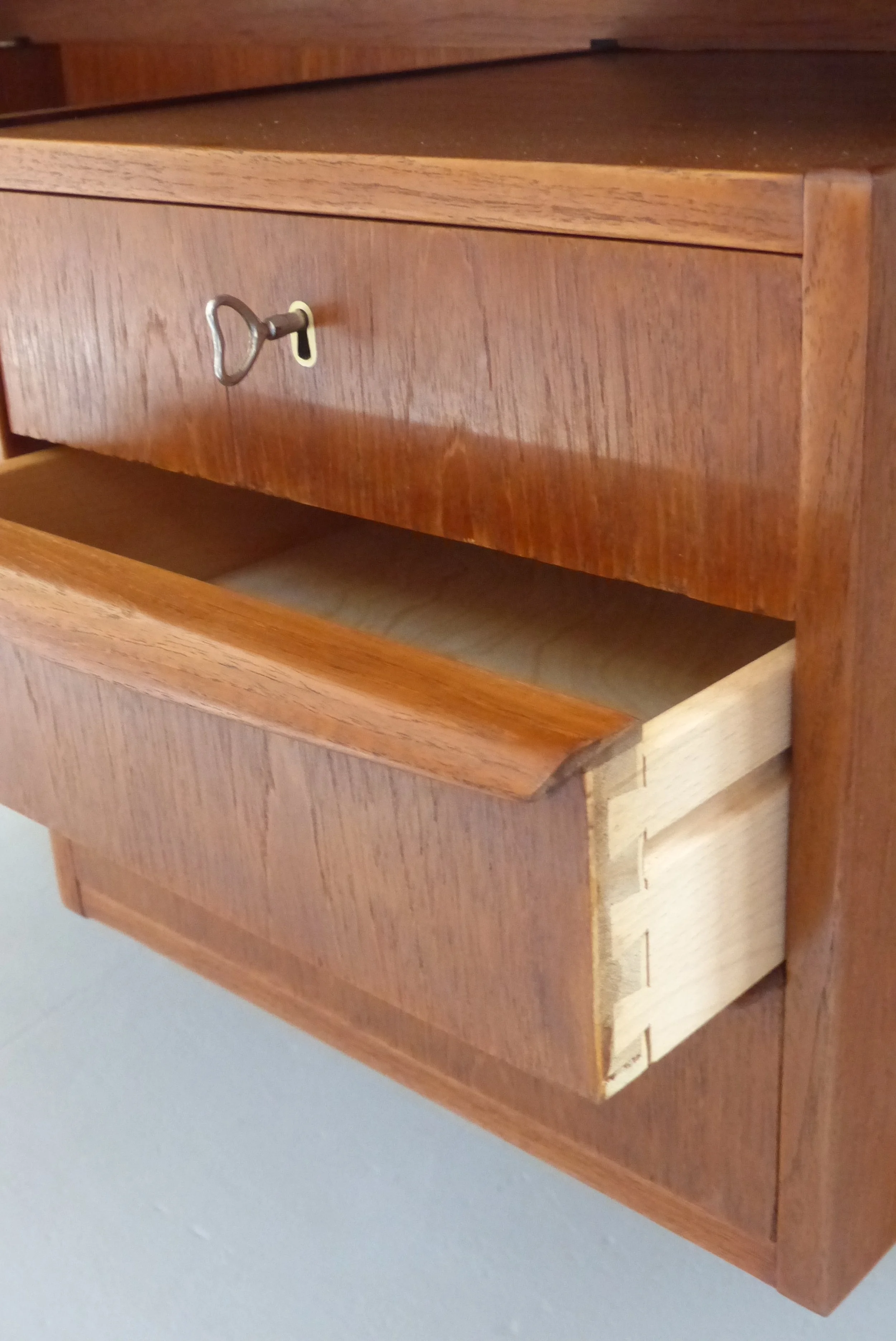 Bureau en teck de Svend Aage Madsen pour HP Hansen Danemark Années 1960