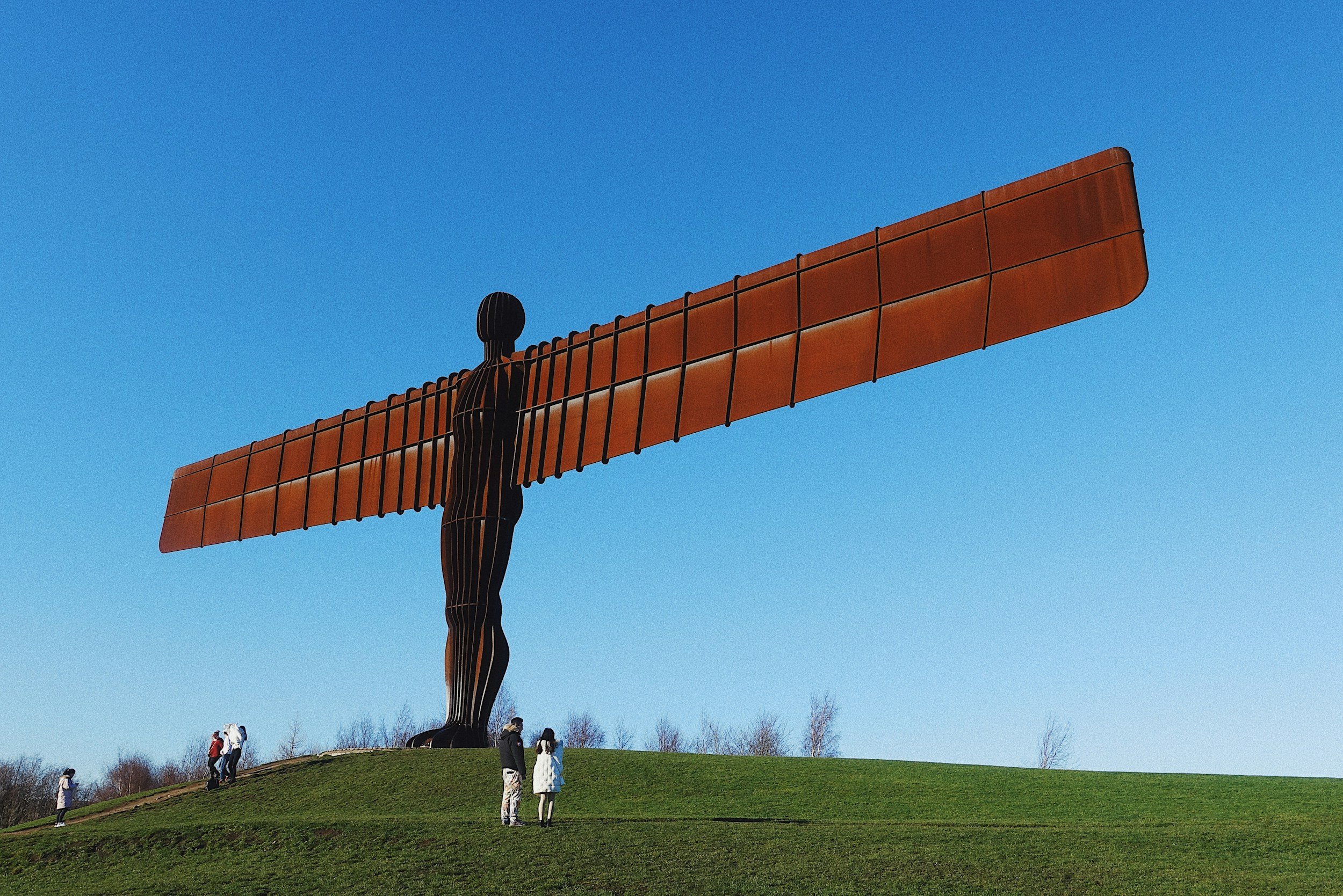 The Angel of the North in Gateshead