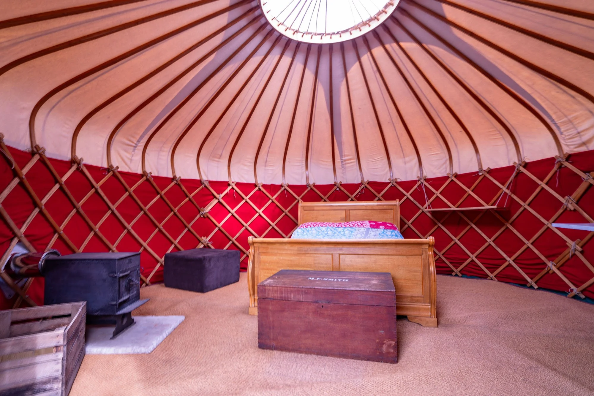 Meet the Yurts — Bunkers Hill Farm