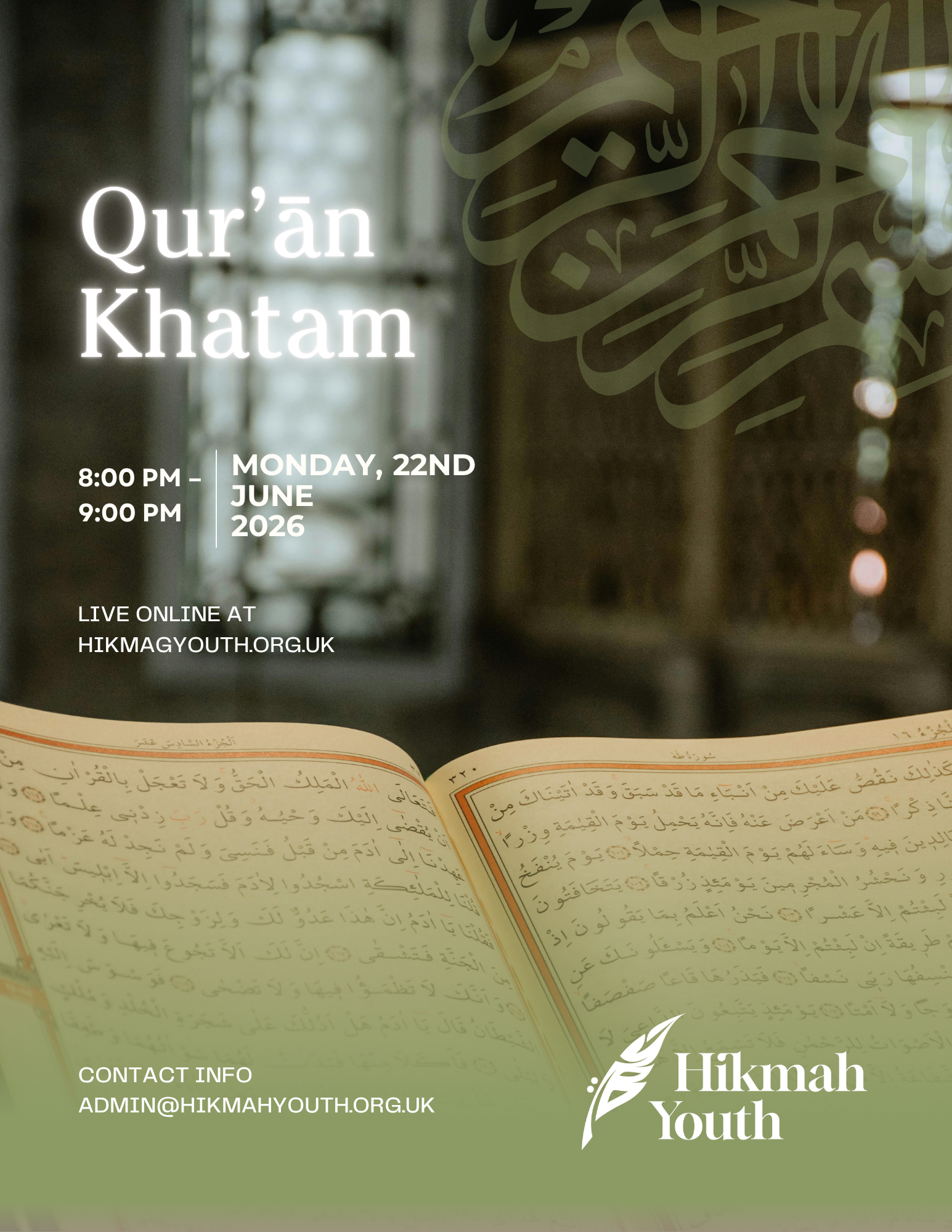 Qur’an Khatam - Muharram 1448