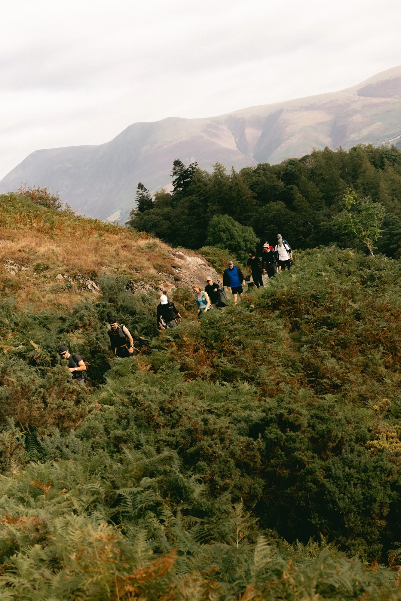 Photography for Mont Bell Lake To Fell 2026 Event, shot in the Lake District, Keswick, England 2026. Photography by Andy Foote.