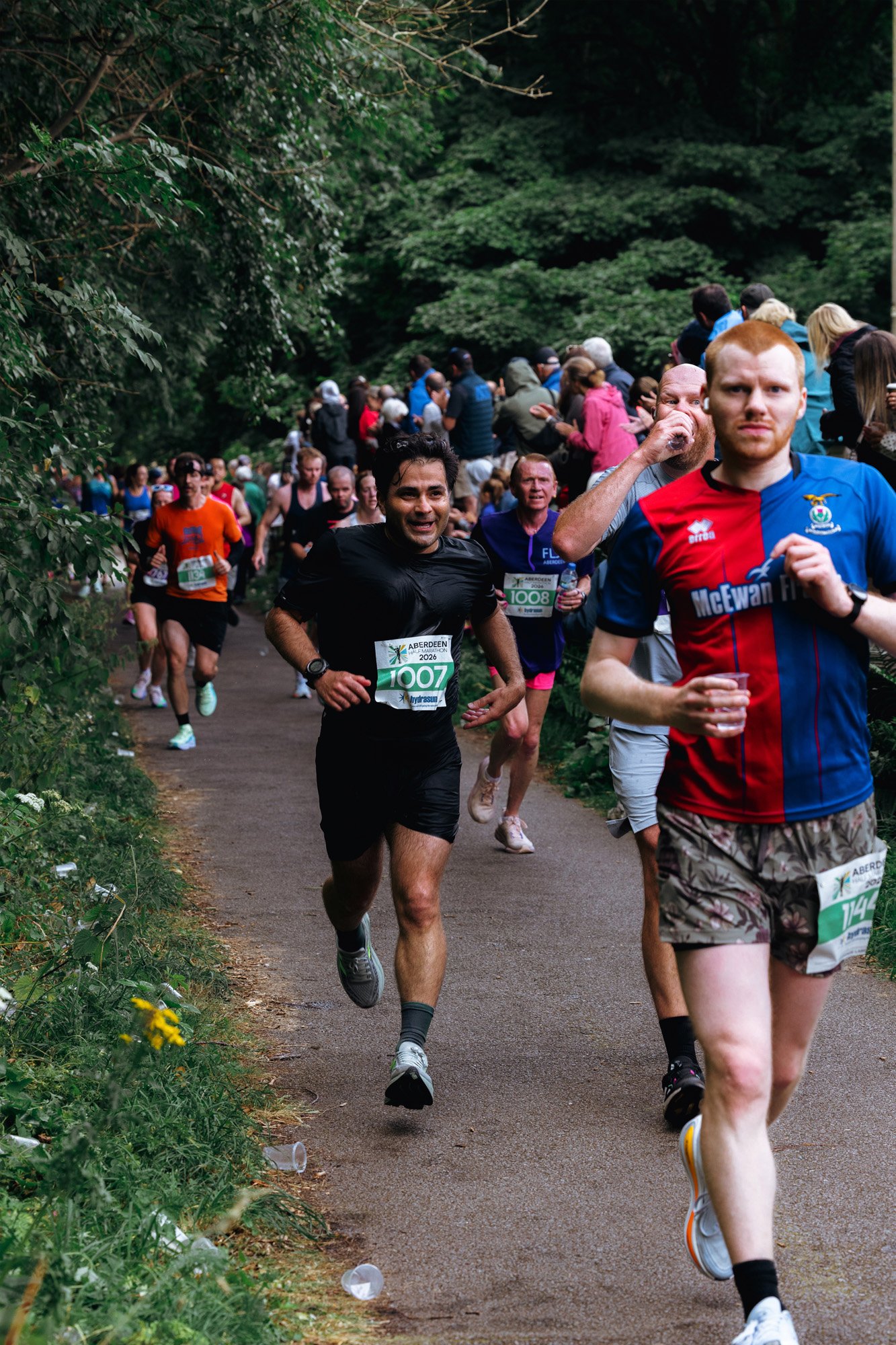 Aberdeen Half Marathon 2026 for Out and Back Store. Photographed in Scotland by Andy Foote