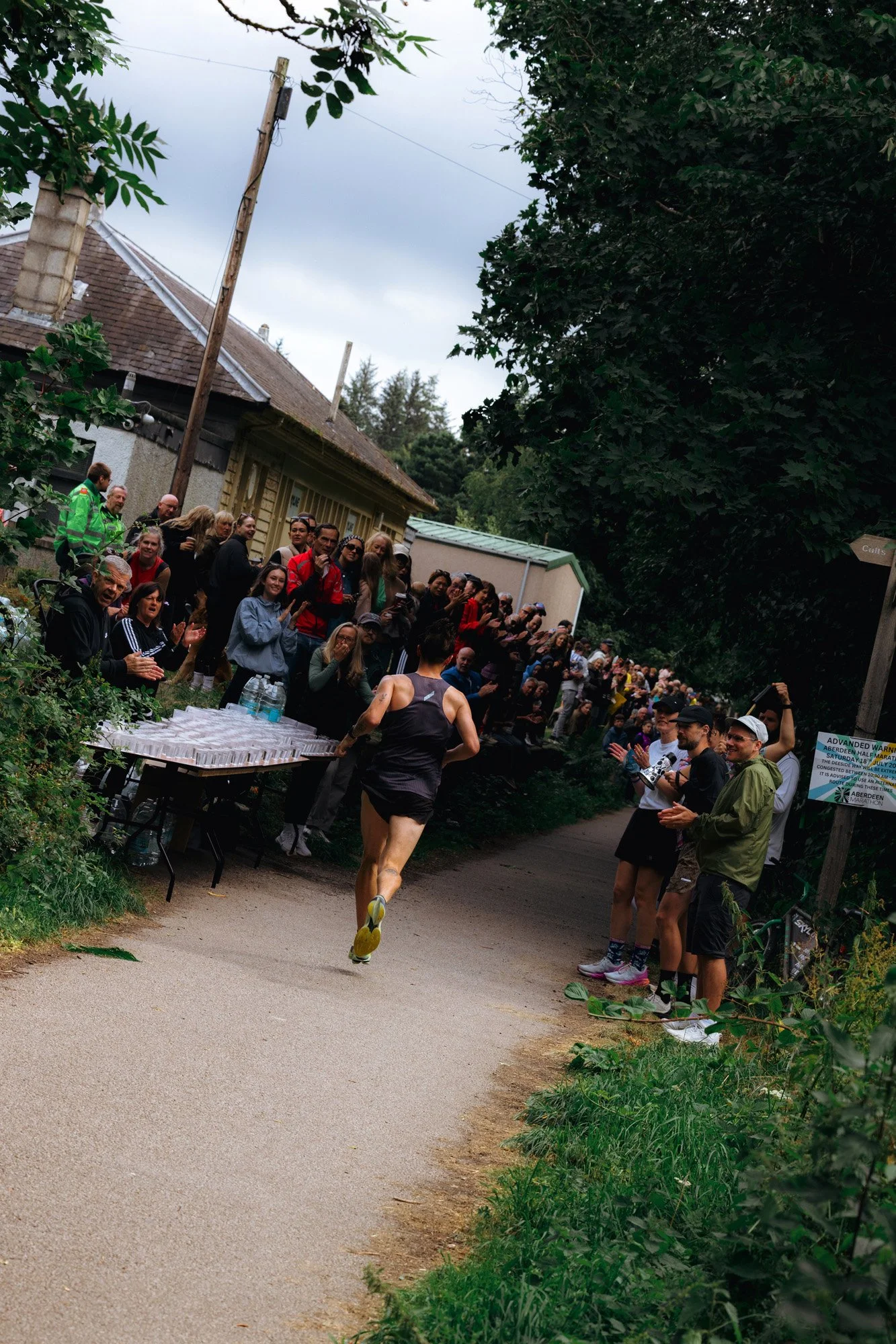 Aberdeen Half Marathon 2026 for Out and Back Store. Photographed in Scotland by Andy Foote